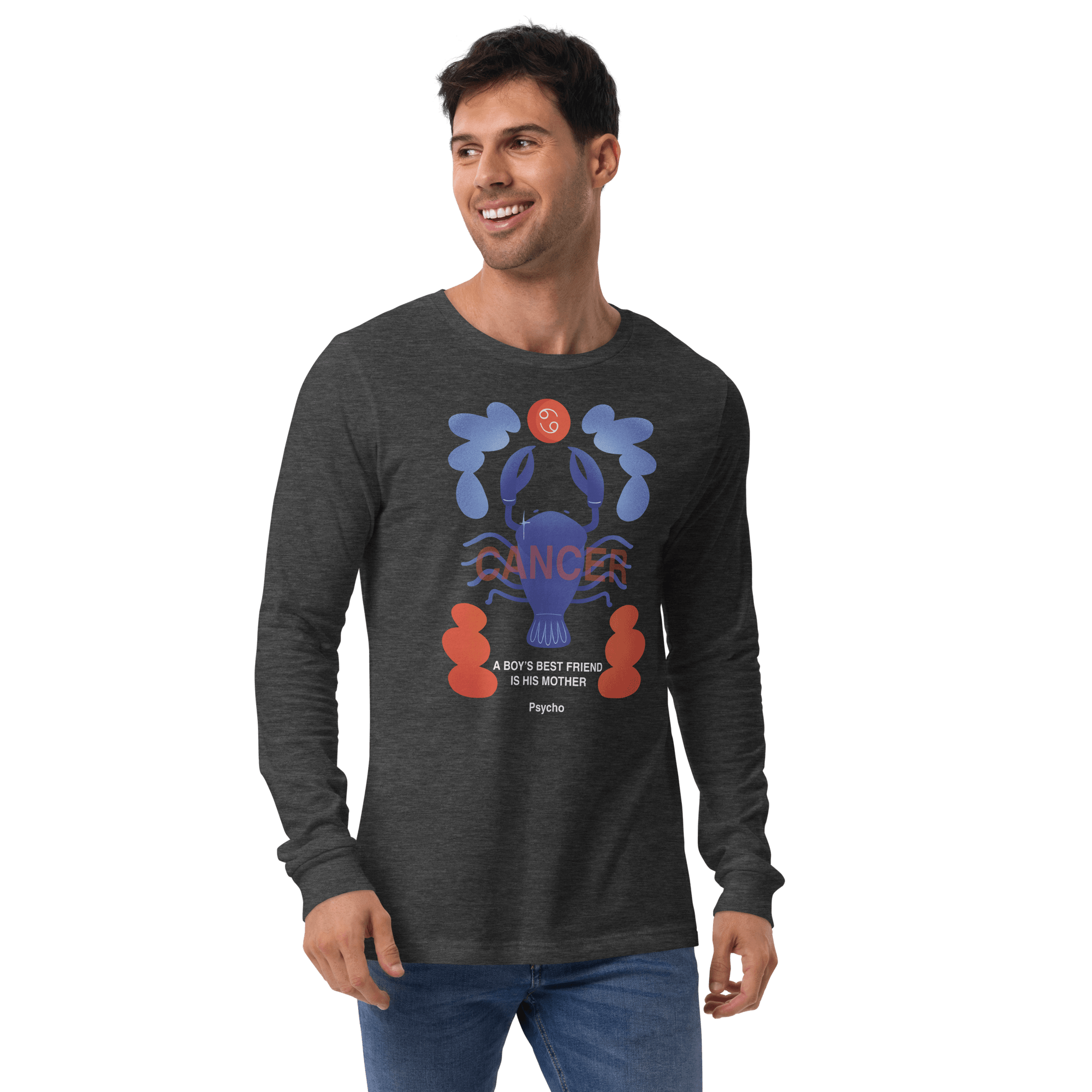 Cancer Unisex Long Sleeve Tee Psycho Edition - 