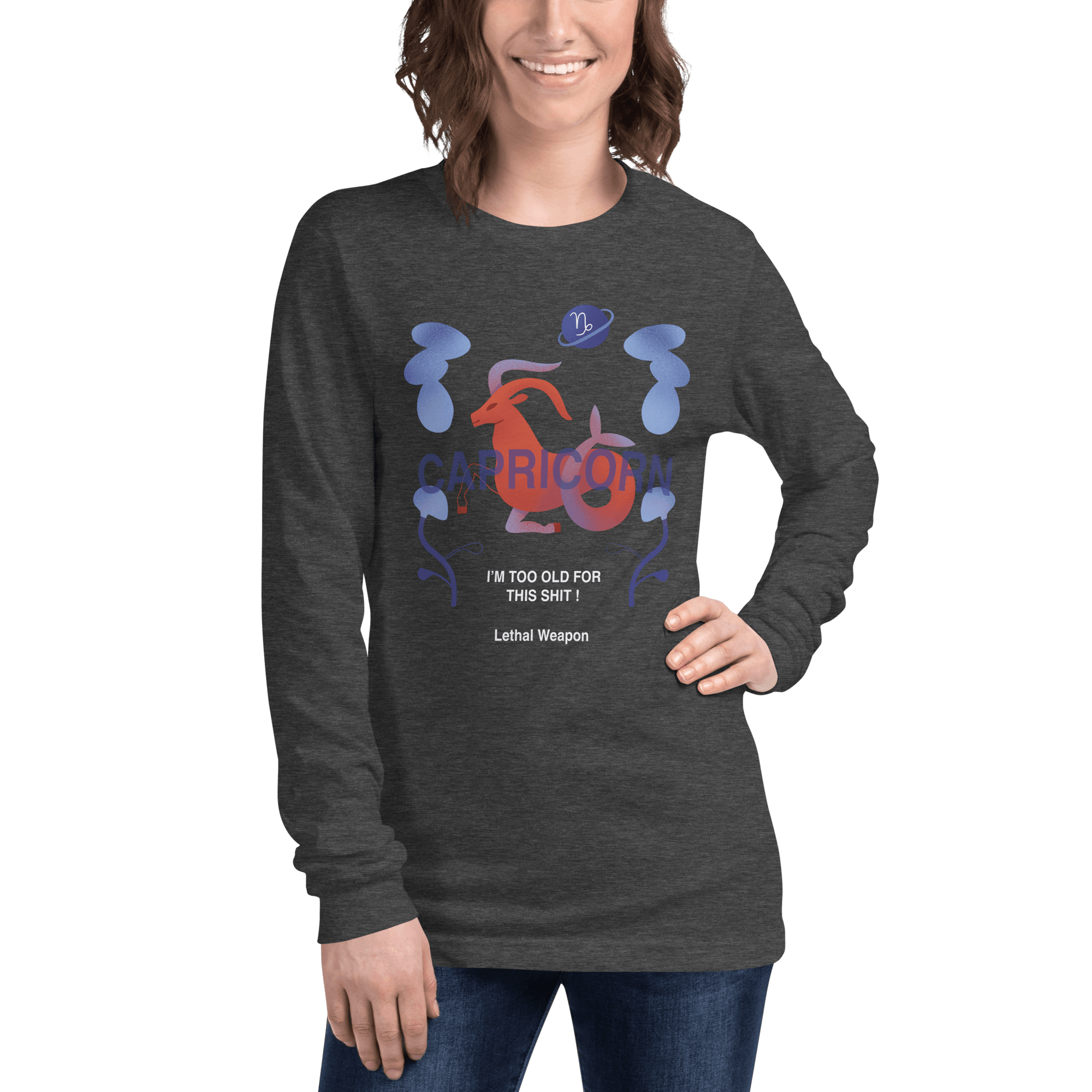 Capricorn Unisex Long Sleeve Tee - Lethal Weapon Edition - 