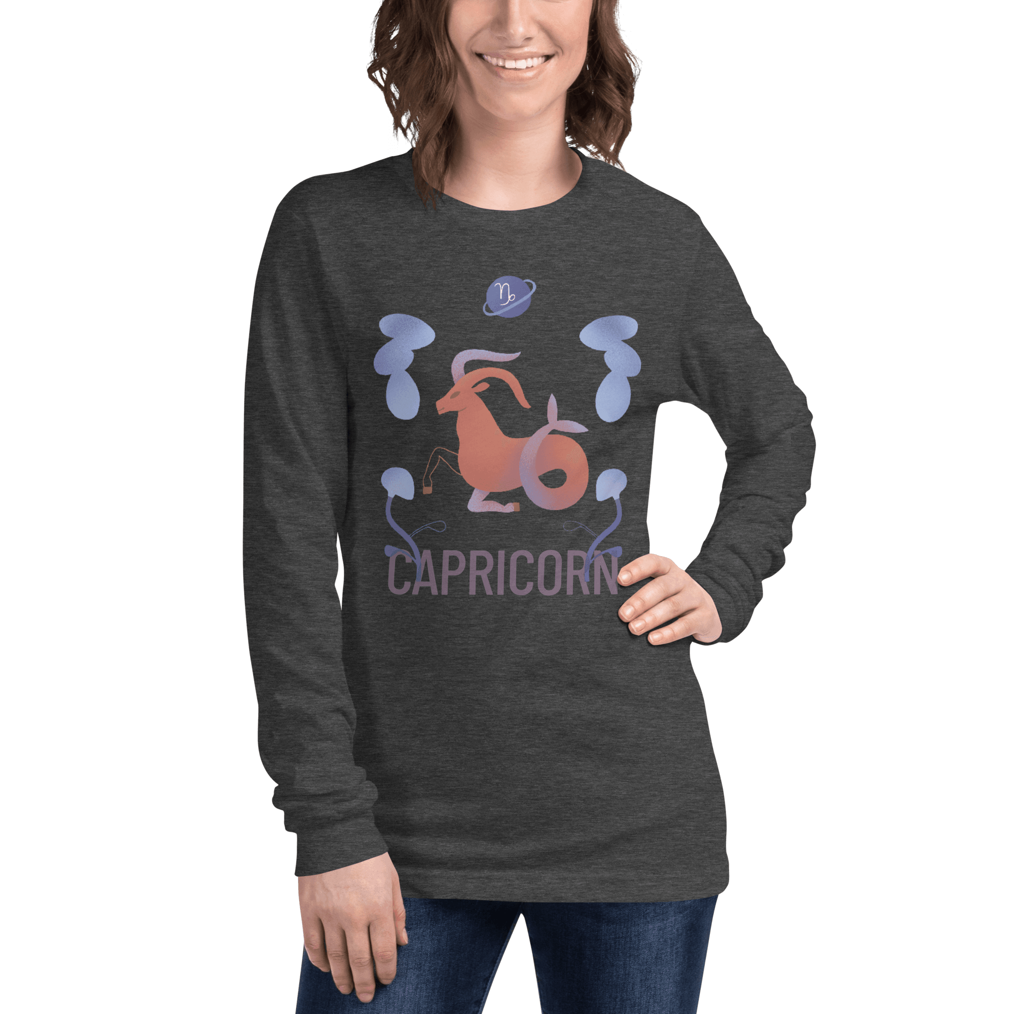 Capricorn Unisex Long Sleeve Tee - Raw Edition - 