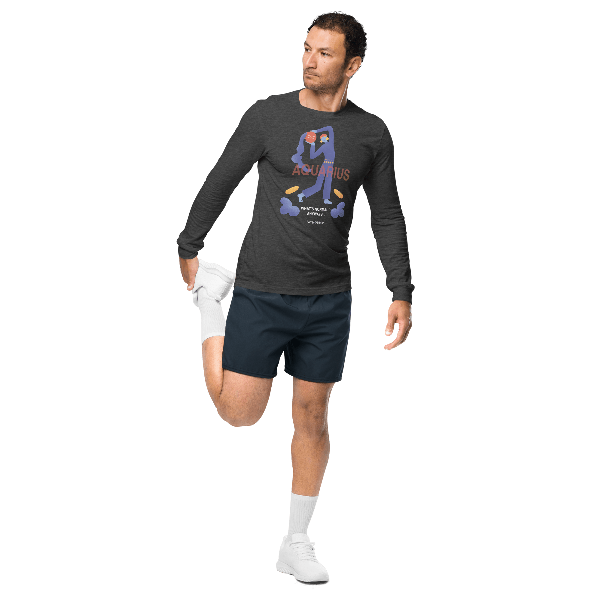 Aquarius Unisex Long Sleeve Tee - Forrest Gump Edition - 