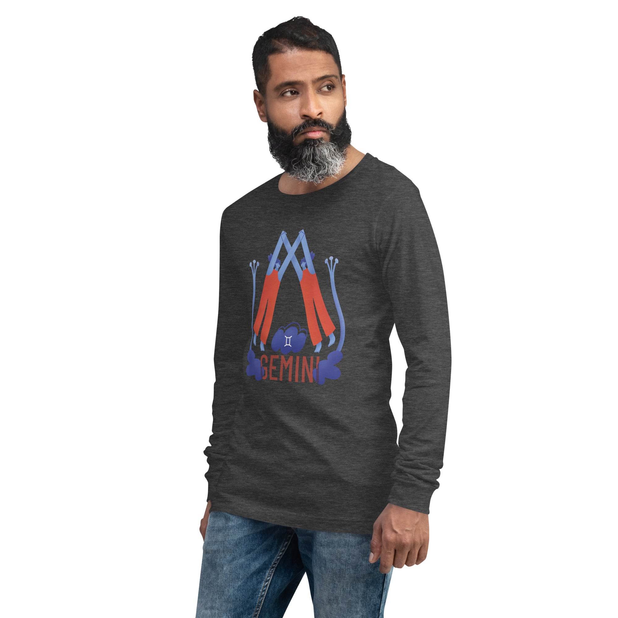 Gemini Unisex Long Sleeve Tee - Raw Edition - 