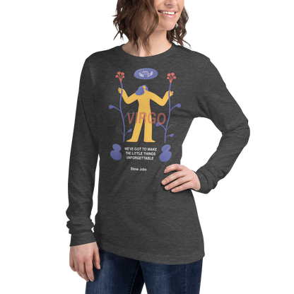 VIRGO Unisex Long Sleeve Tee Steve Jobs Edition