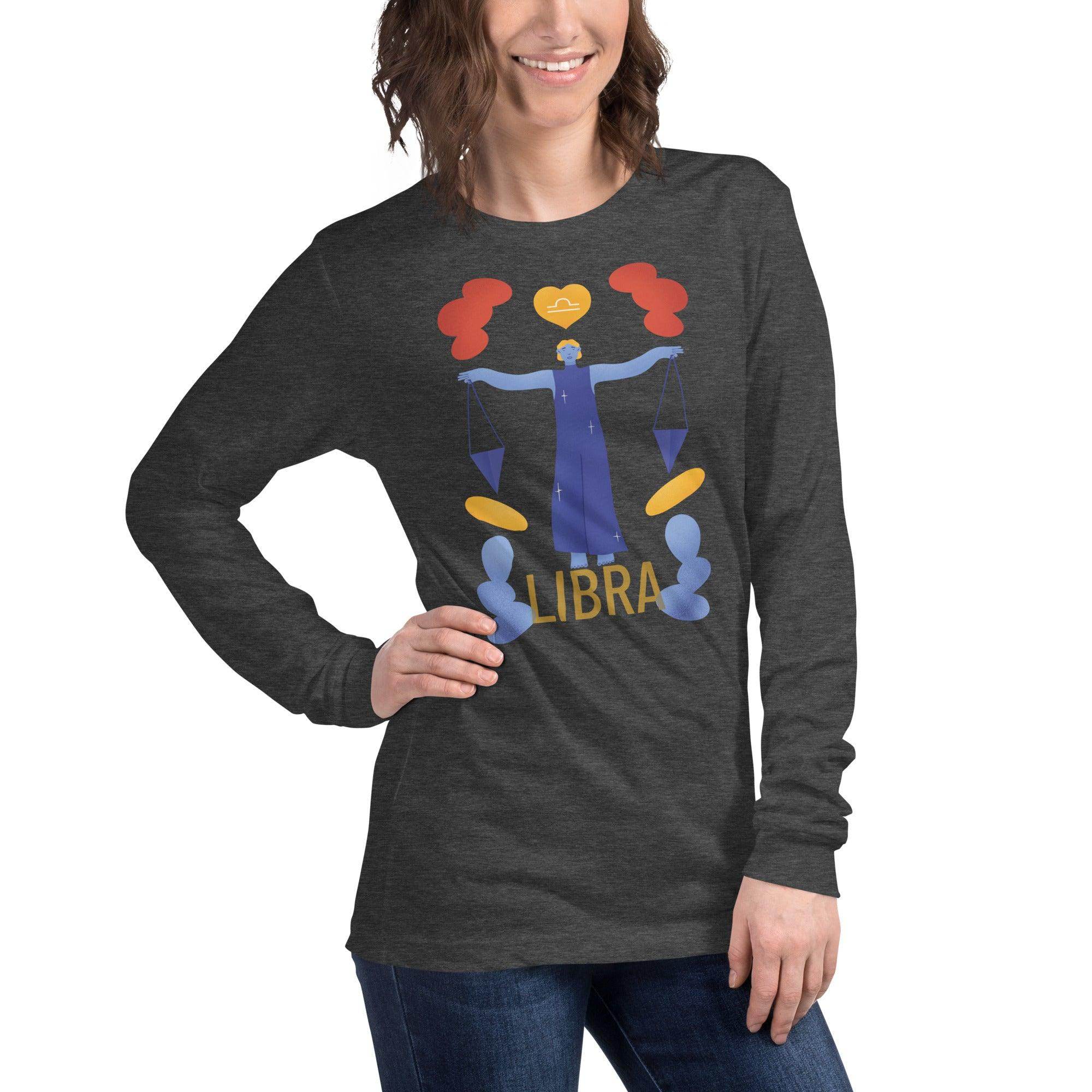 Libra Unisex Long Sleeve Tee - Raw Edition - 