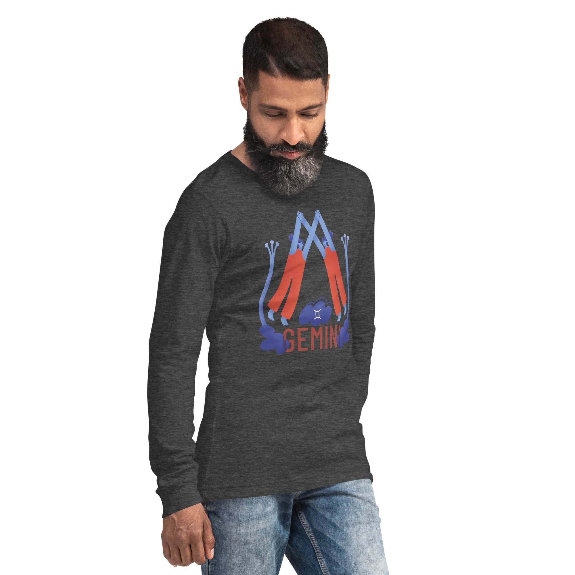 Gemini Unisex Long Sleeve Tee - Raw Edition - 