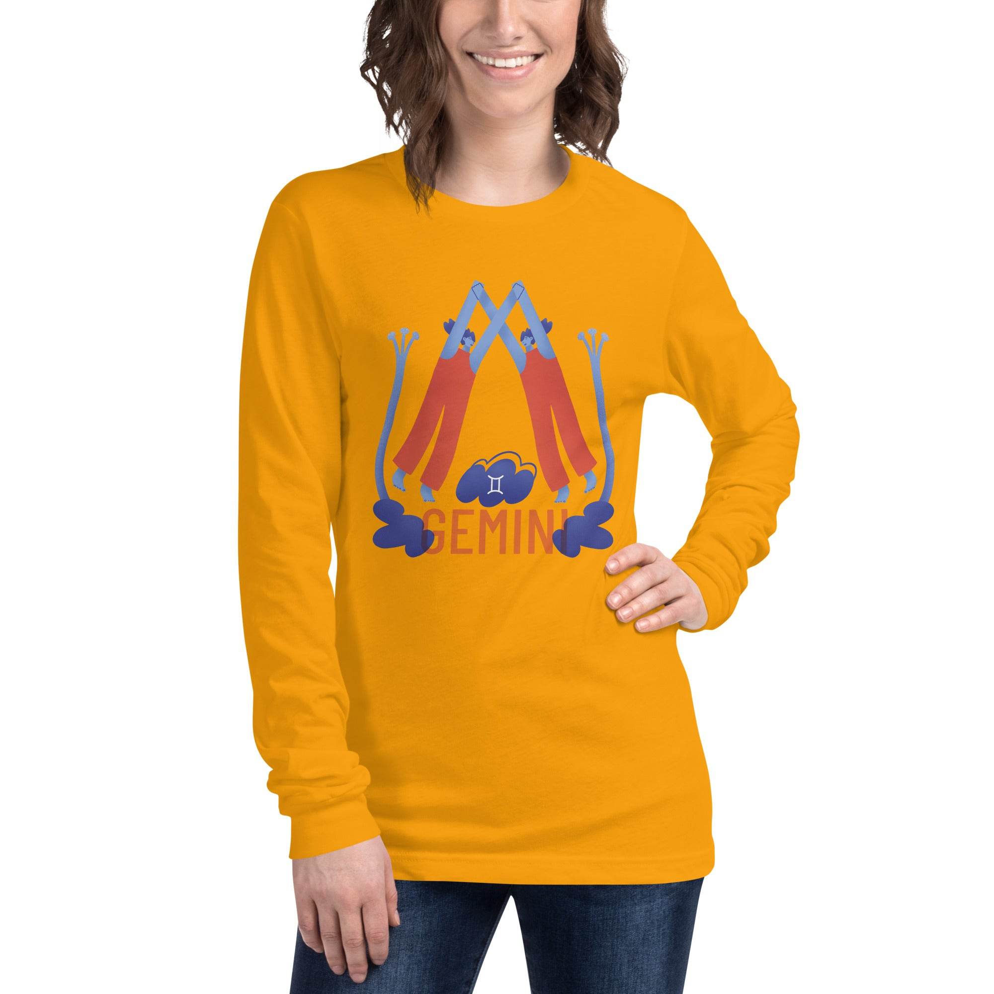 Gemini Unisex Long Sleeve Tee - Raw Edition - 