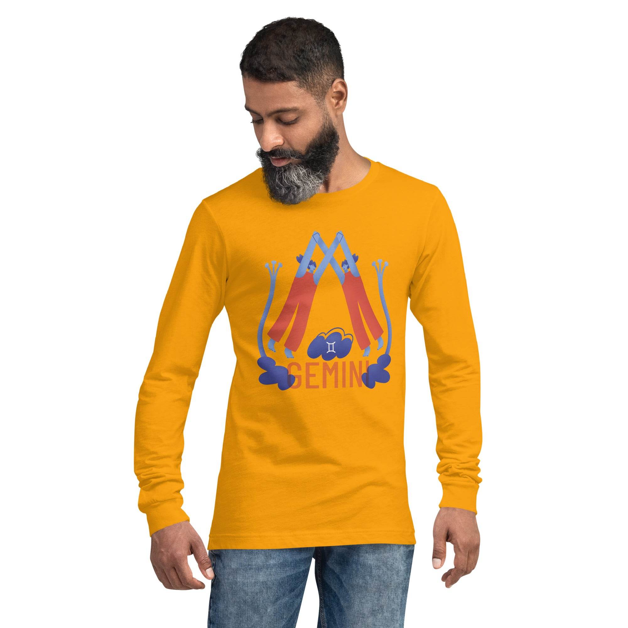 Gemini Unisex Long Sleeve Tee - Raw Edition - 