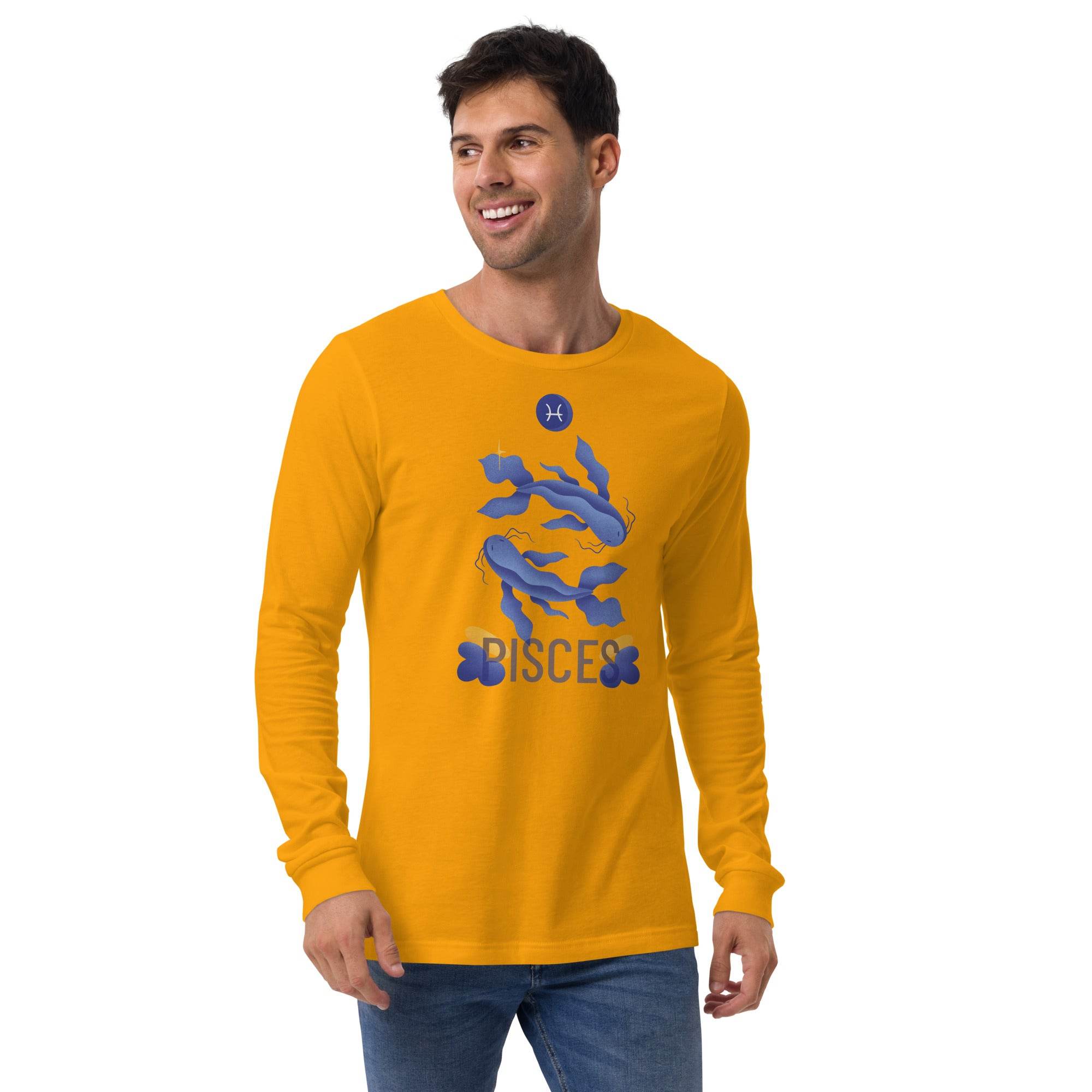 Pisces Unisex Long Sleeve Tee - Raw Edition - 