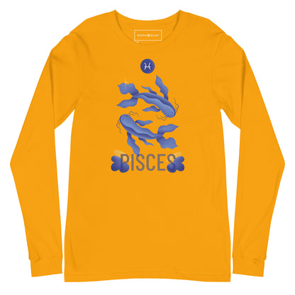 Pisces Unisex Long Sleeve Tee - Raw Edition