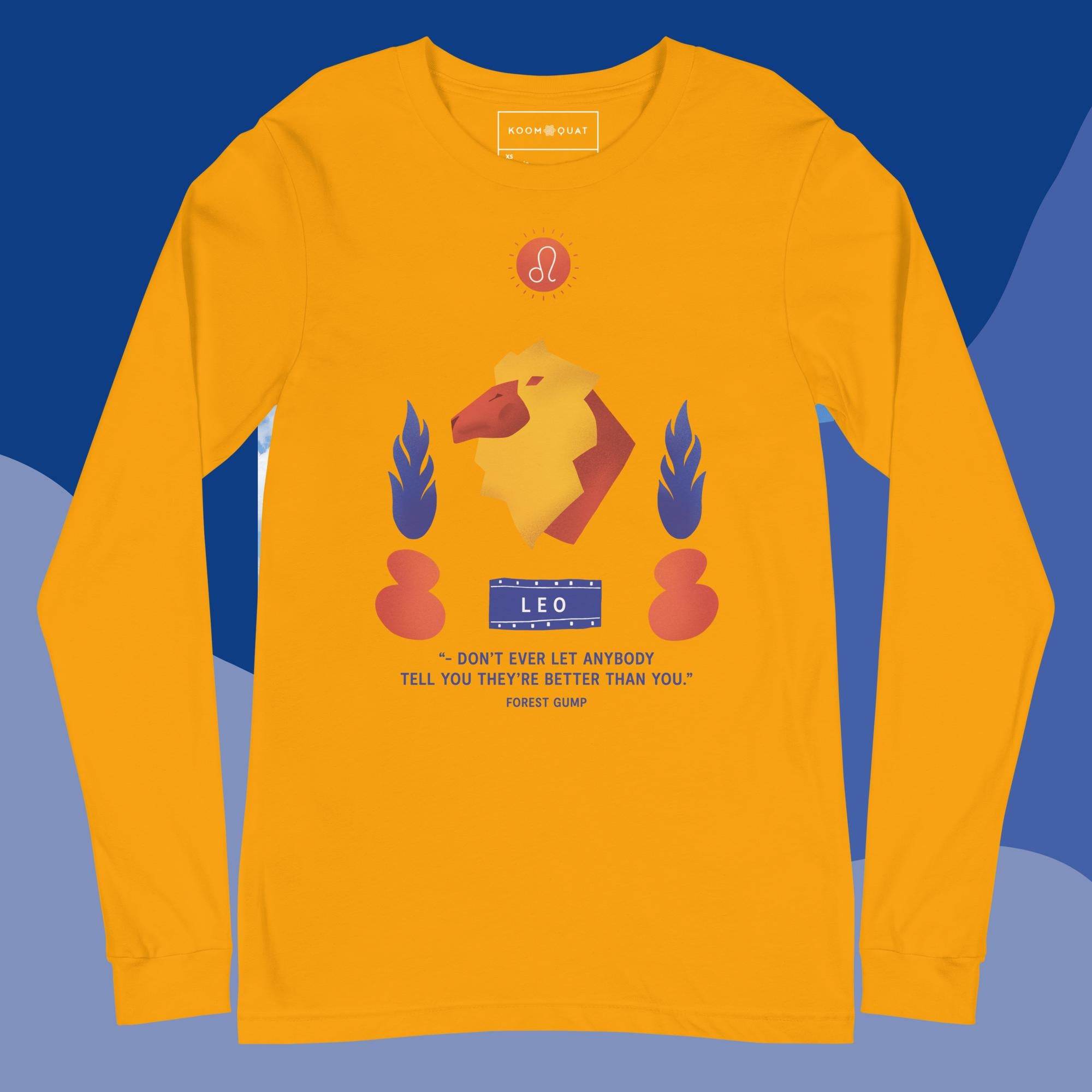 Leo Unisex Long Sleeve Tee - Forrest Gump Edition - 