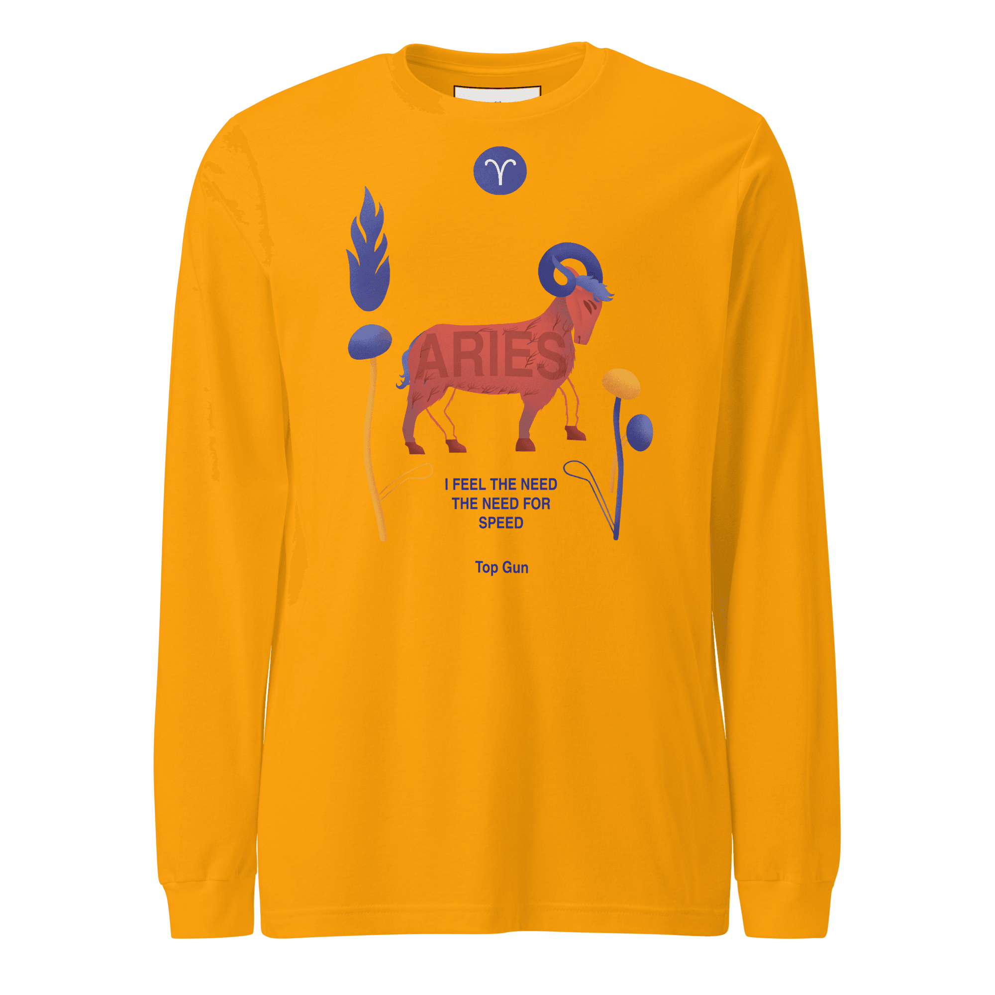 Aries Unisex Long Sleeve Tee Top Gun - Edition - 