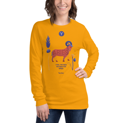 Aries Unisex Long Sleeve Tee Top Gun - Edition