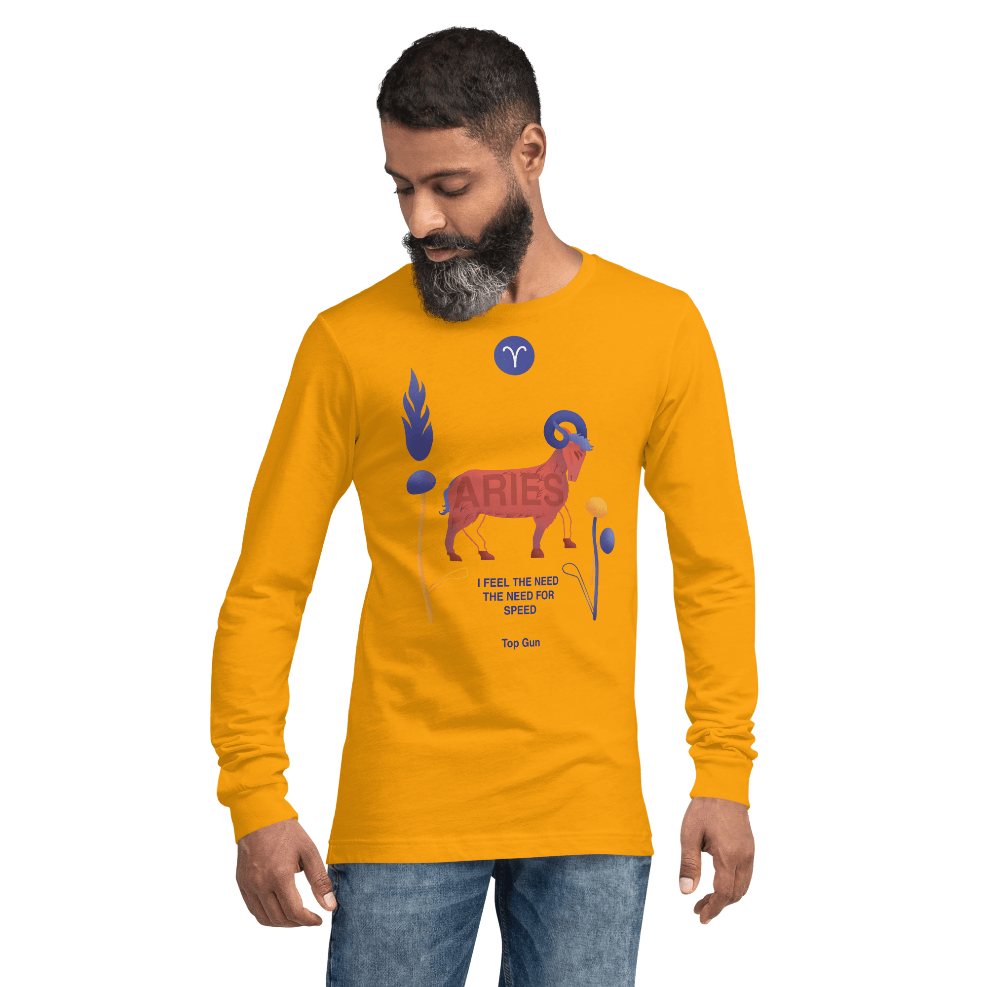 Aries Unisex Long Sleeve Tee Top Gun - Edition - 