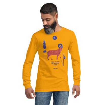 Aries Unisex Long Sleeve Tee Top Gun - Edition