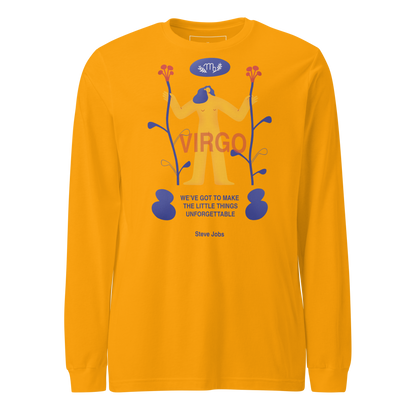 VIRGO Unisex Long Sleeve Tee Steve Jobs Edition