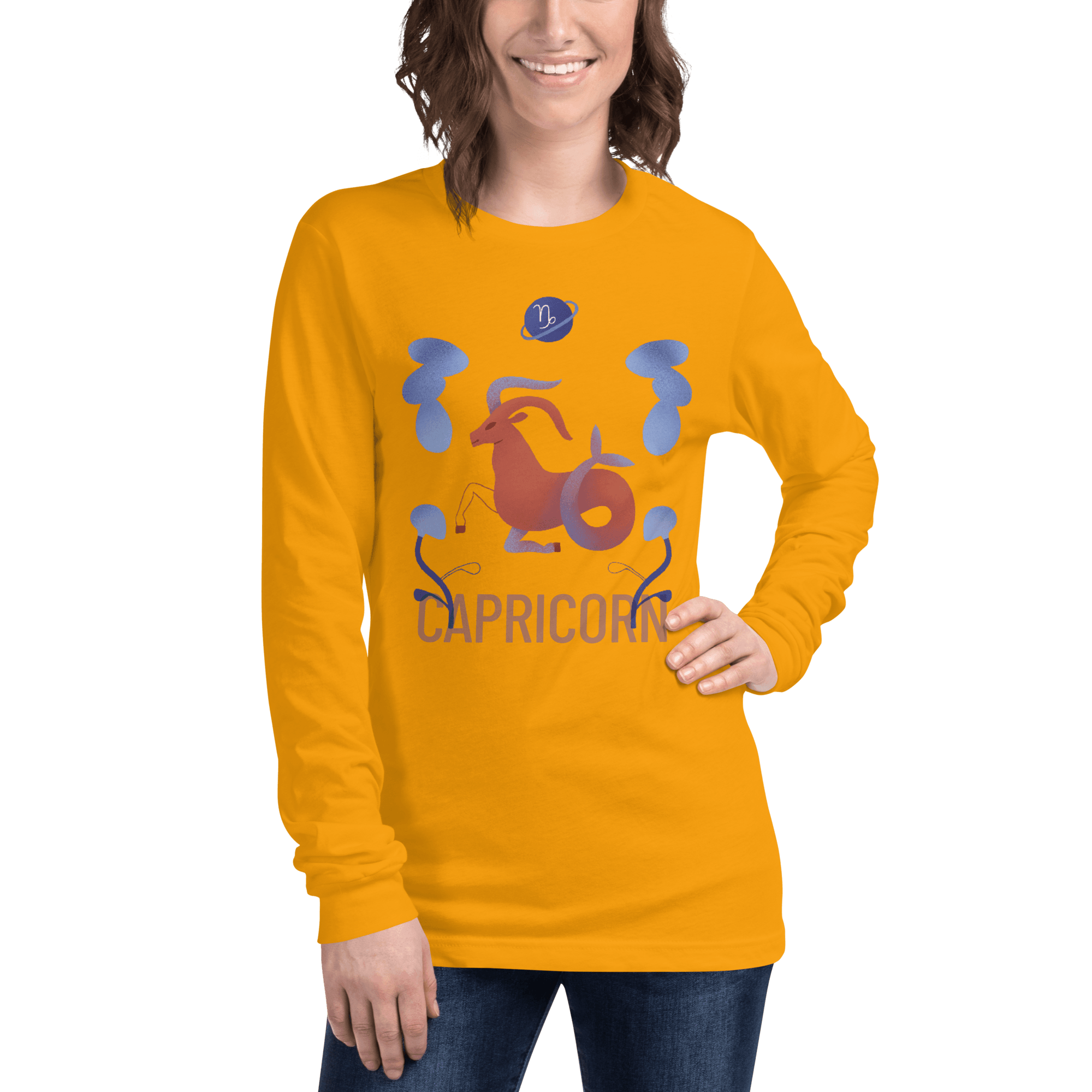 Capricorn Unisex Long Sleeve Tee - Raw Edition - 