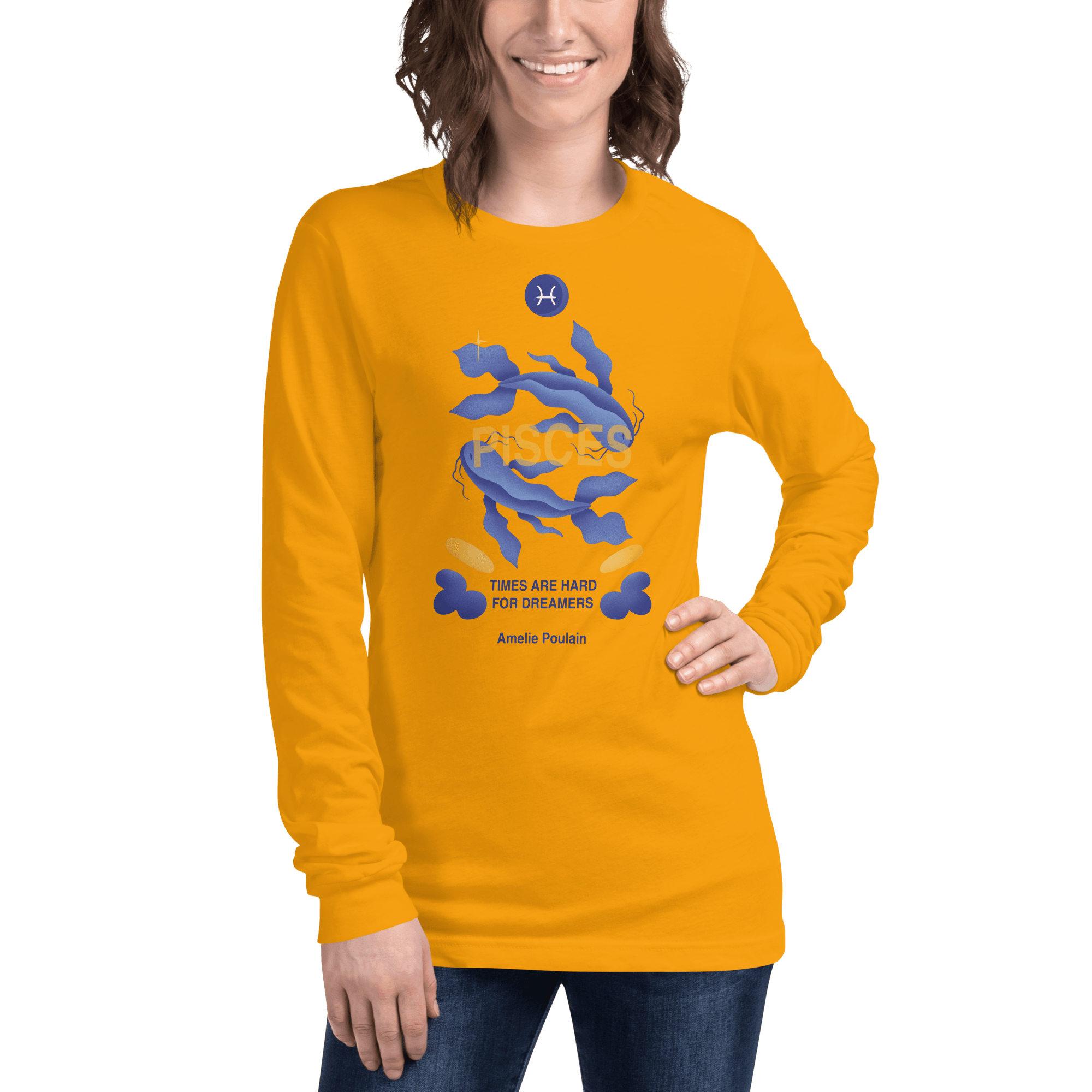 Pisces Unisex Long Sleeve Tee - Amelie Poulain Edition - 