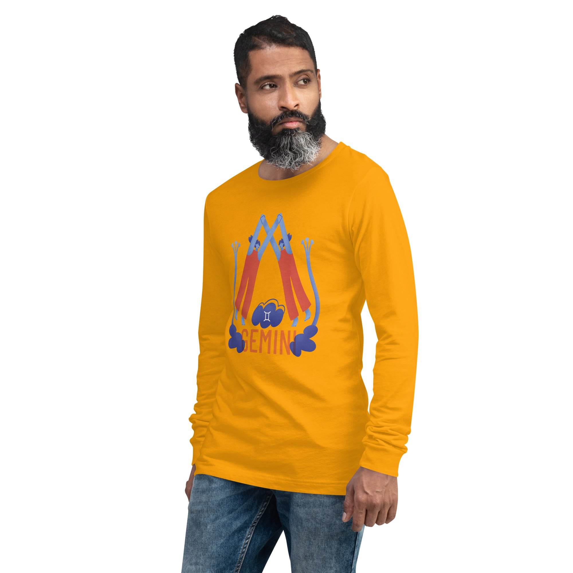 Gemini Unisex Long Sleeve Tee - Raw Edition - 
