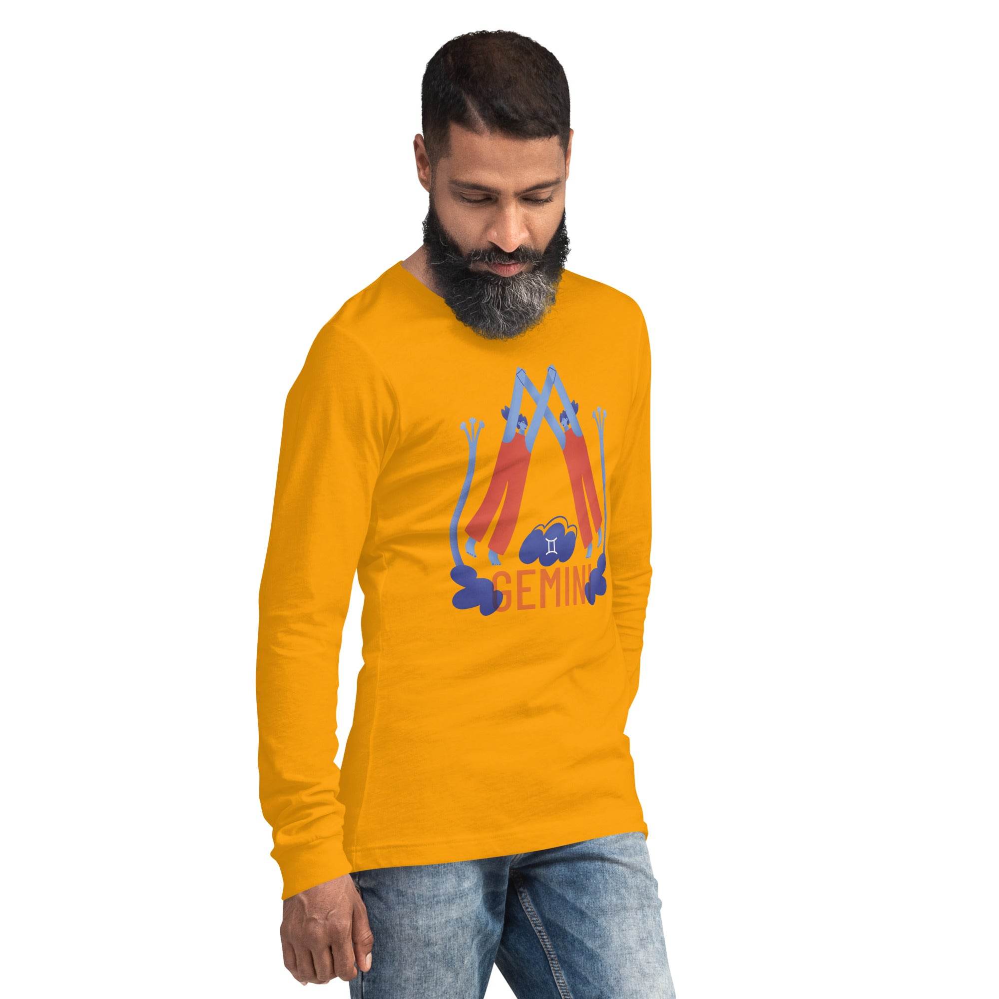 Gemini Unisex Long Sleeve Tee - Raw Edition - 
