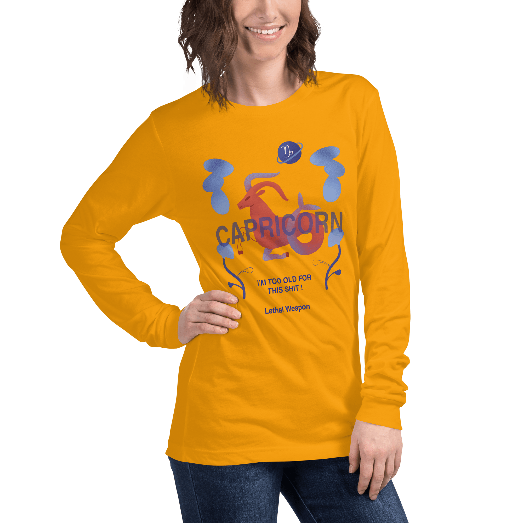 Capricorn Unisex Long Sleeve Tee - Lethal Weapon Edition - 