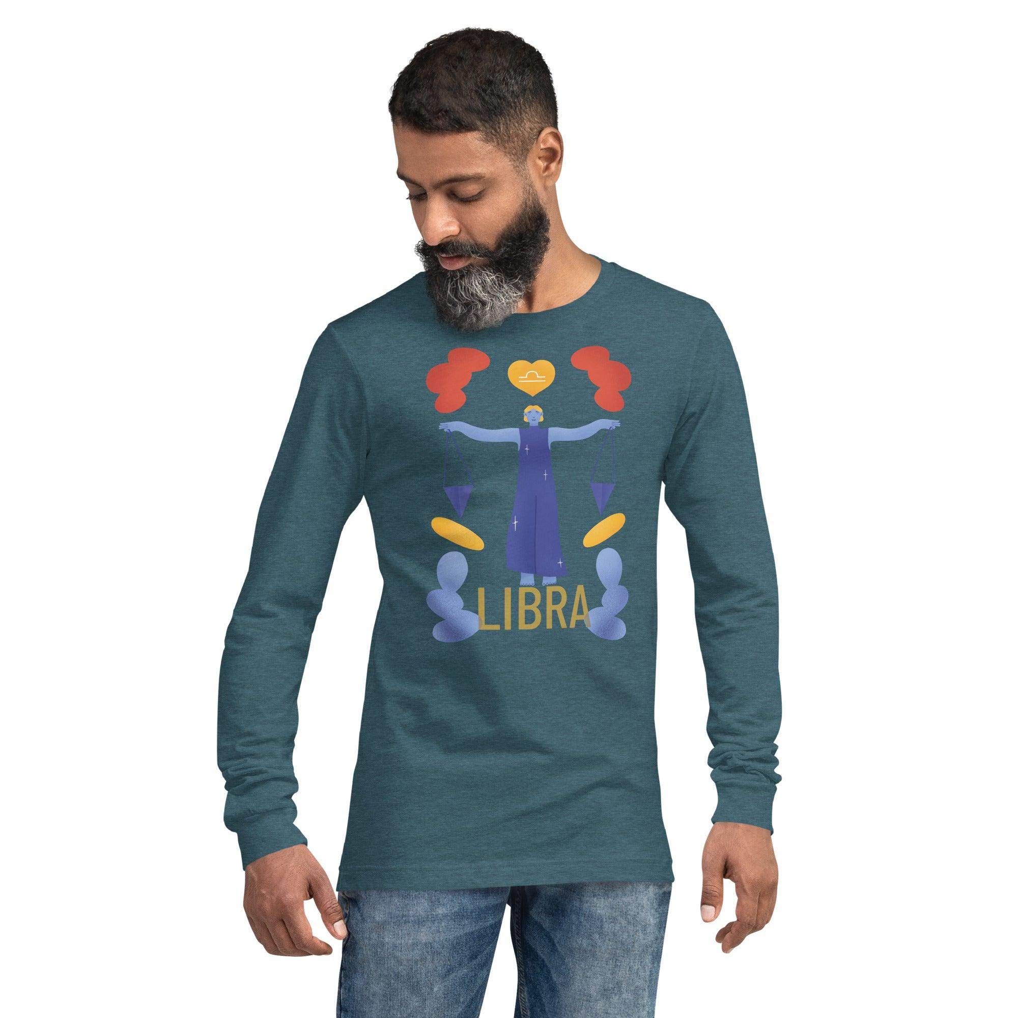 Libra Unisex Long Sleeve Tee - Raw Edition - 