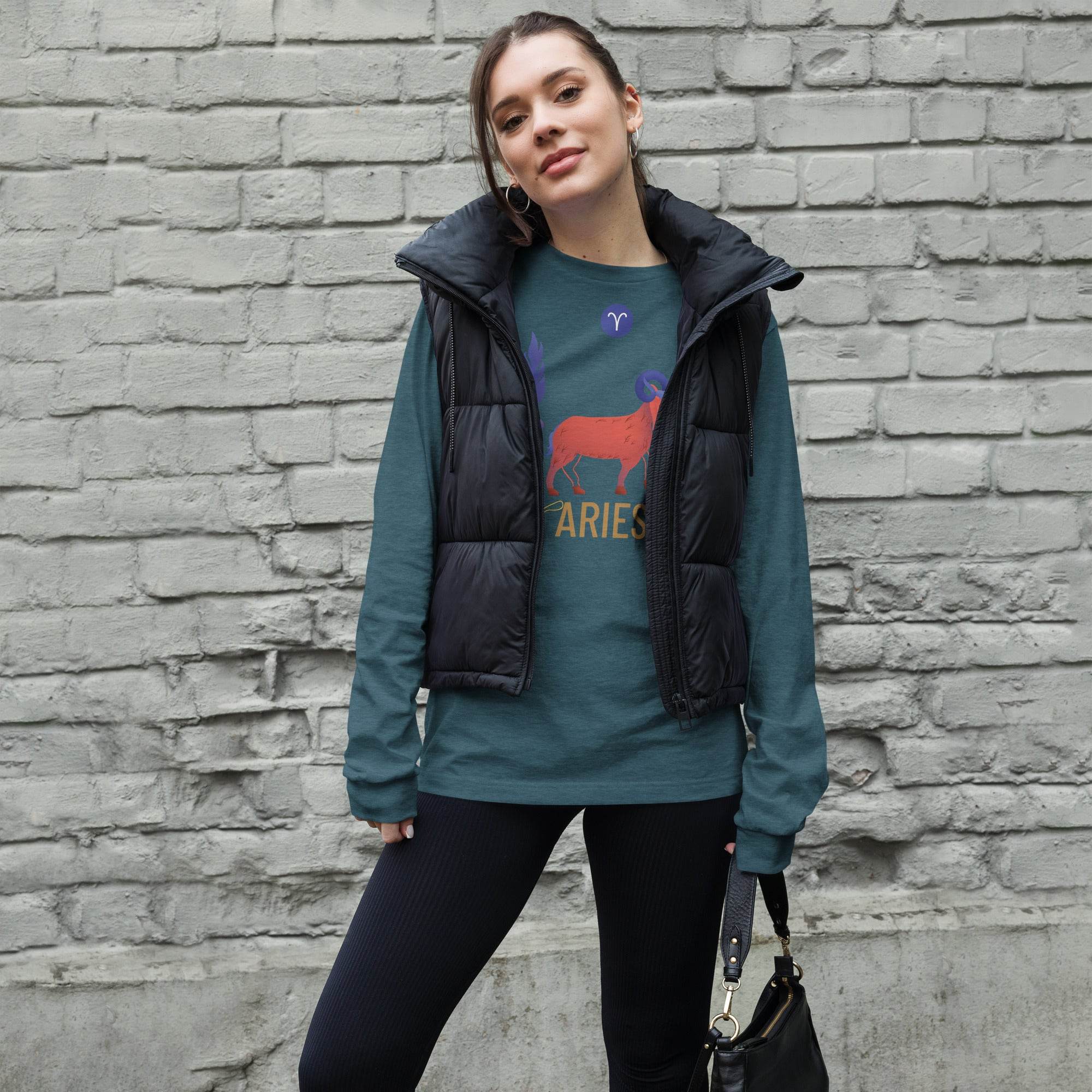 Aries Unisex Long Sleeve Tee Raw - 