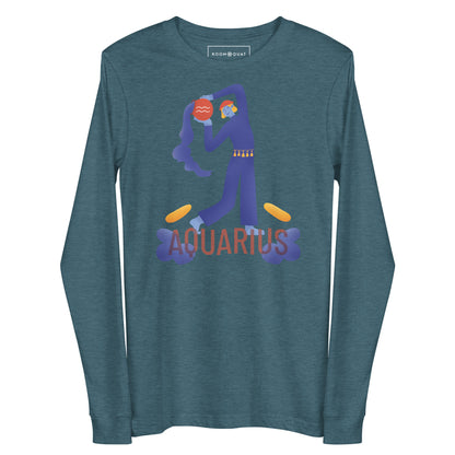 Aquarius Unisex Long Sleeve Tee - Raw Edition