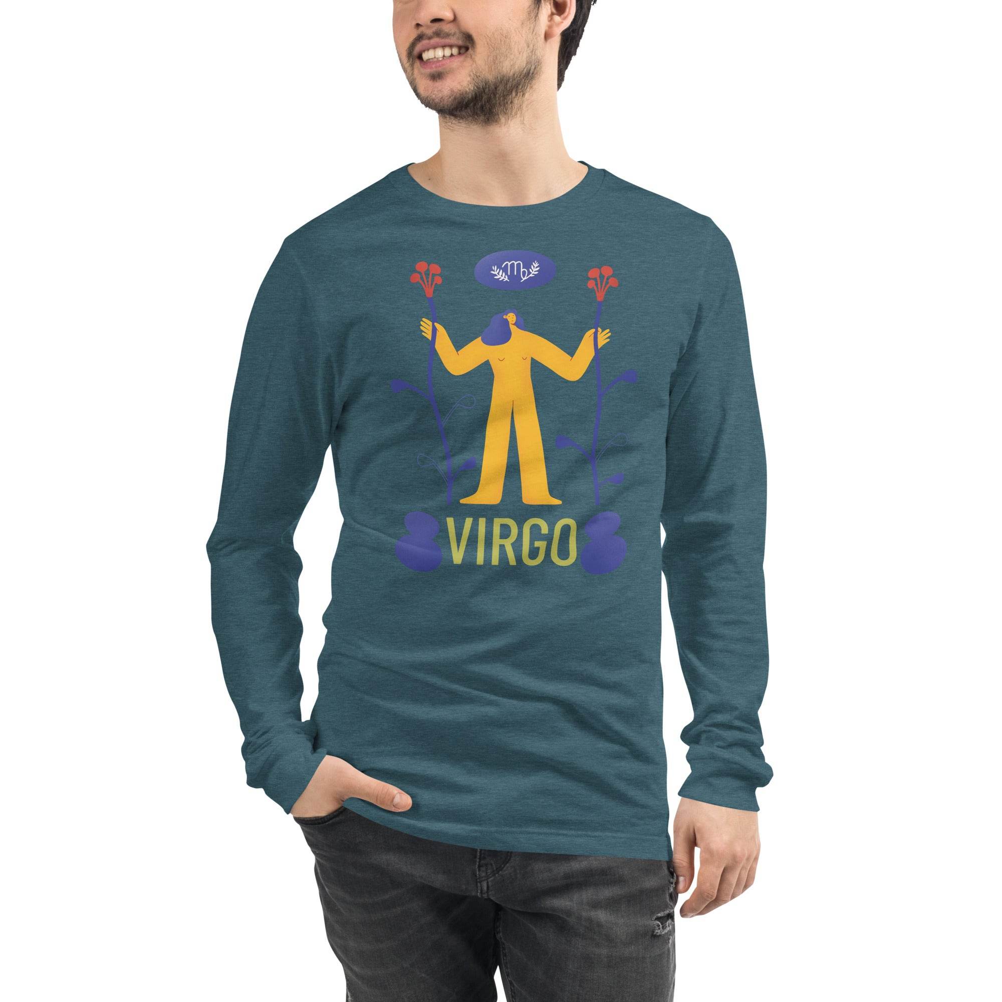 Virgo Unisex Long Sleeve Tee - Raw Edition - 