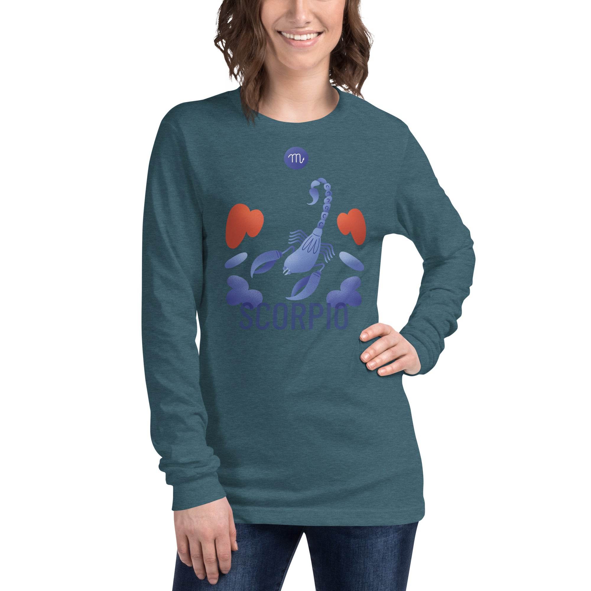 Scorpio Unisex Long Sleeve Tee - Raw Edition - 
