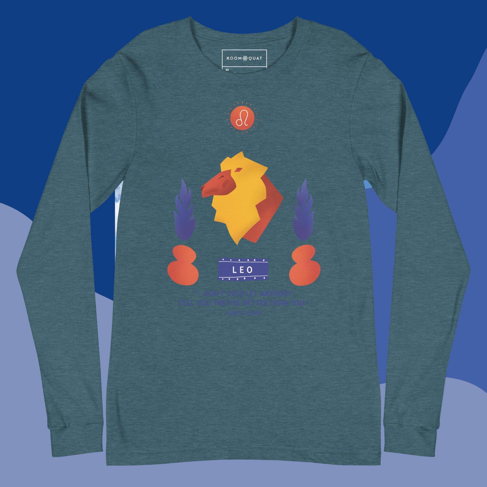 Leo Unisex Long Sleeve Tee - Forrest Gump Edition - 