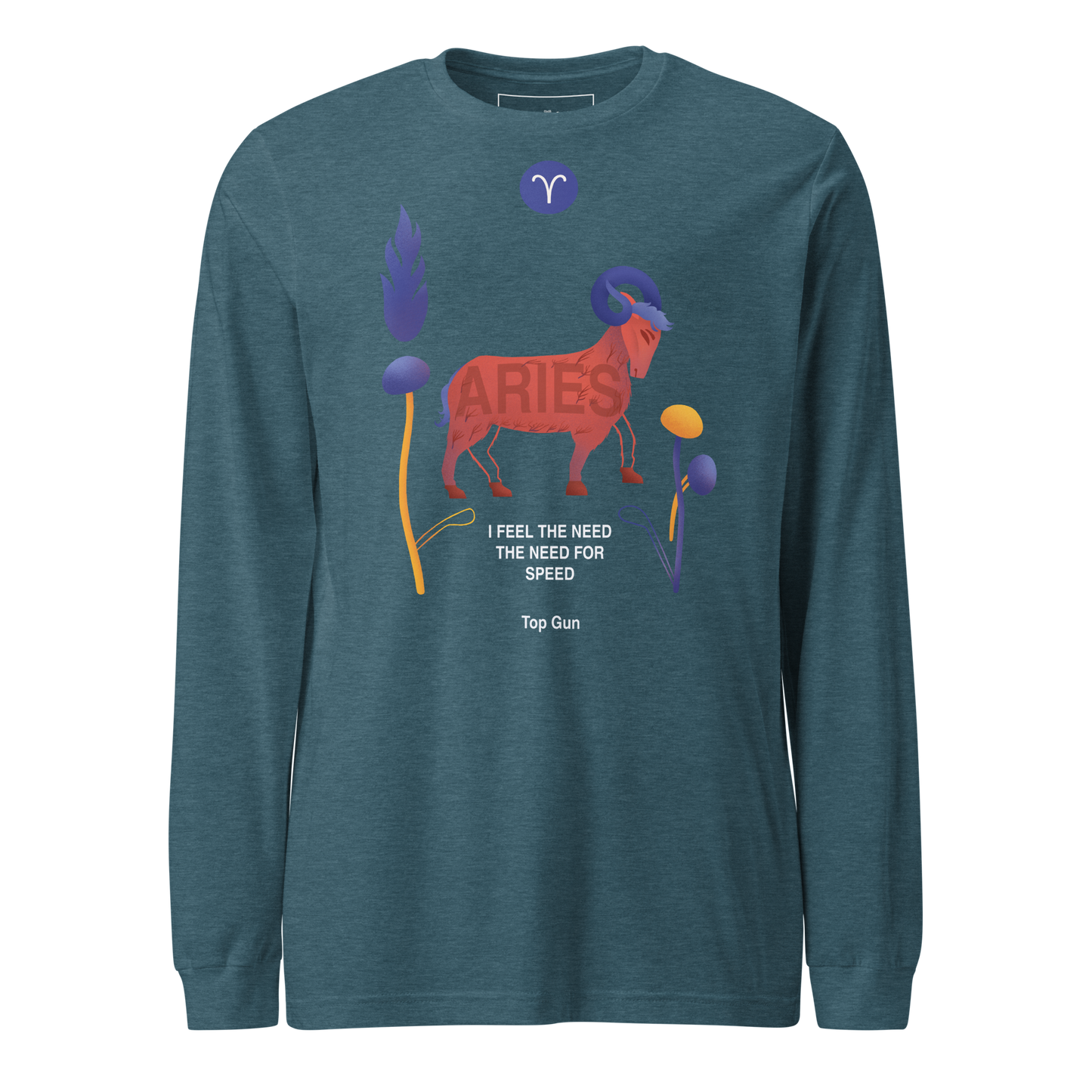 Aries Unisex Long Sleeve Tee Top Gun - Edition