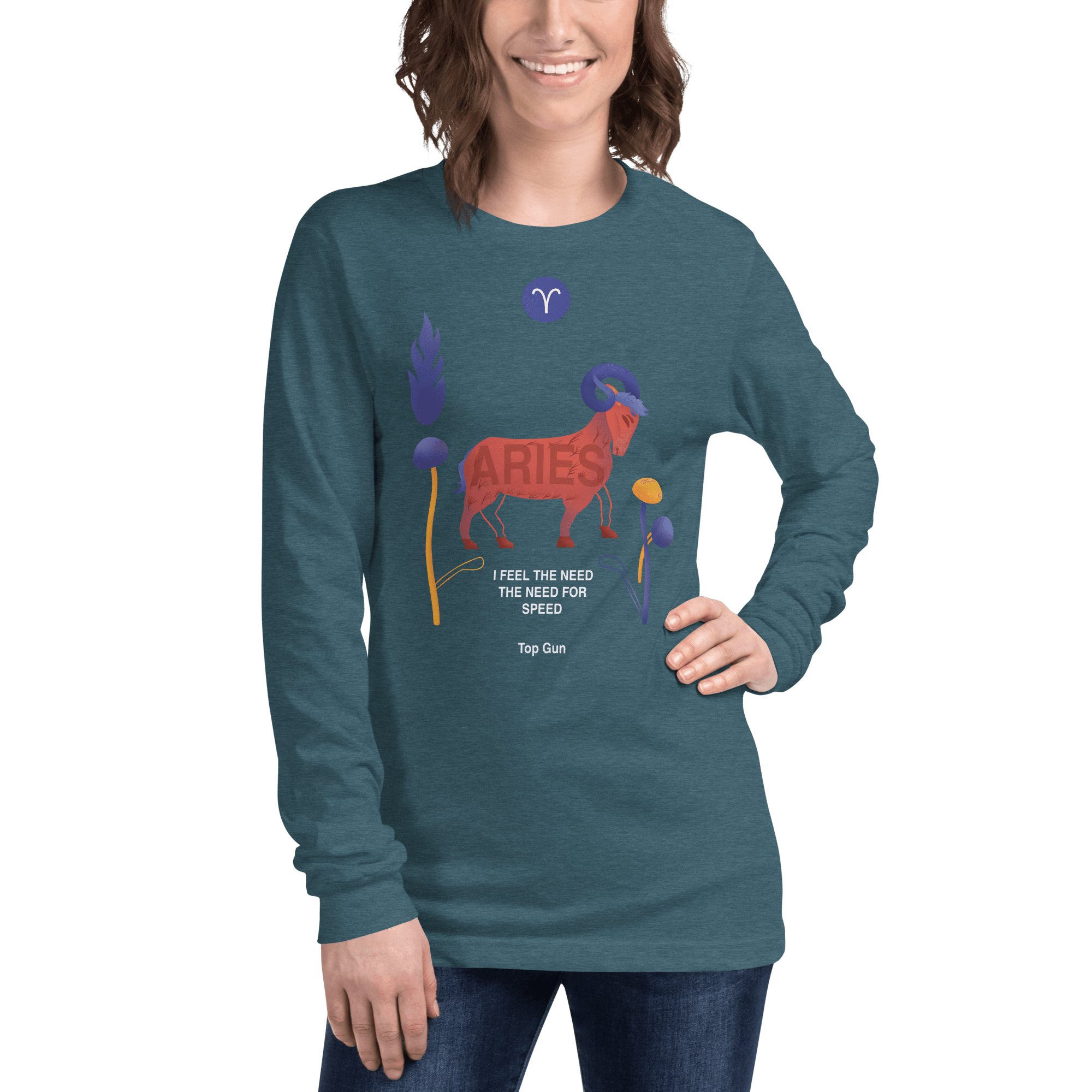 Aries Unisex Long Sleeve Tee Top Gun - Edition - 