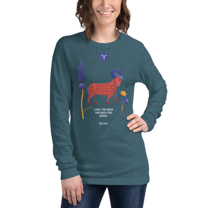 Aries Unisex Long Sleeve Tee Top Gun - Edition