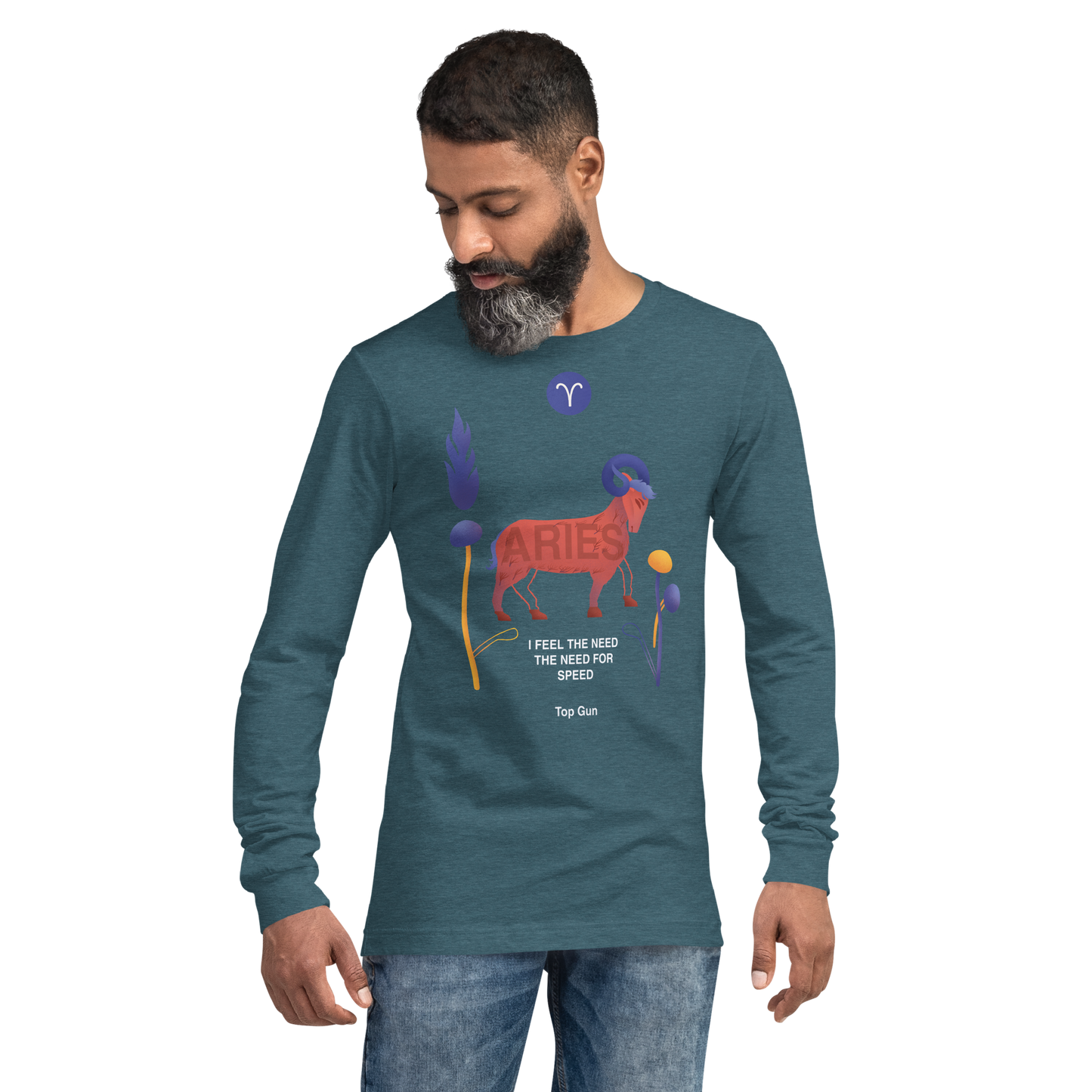 Aries Unisex Long Sleeve Tee Top Gun - Edition