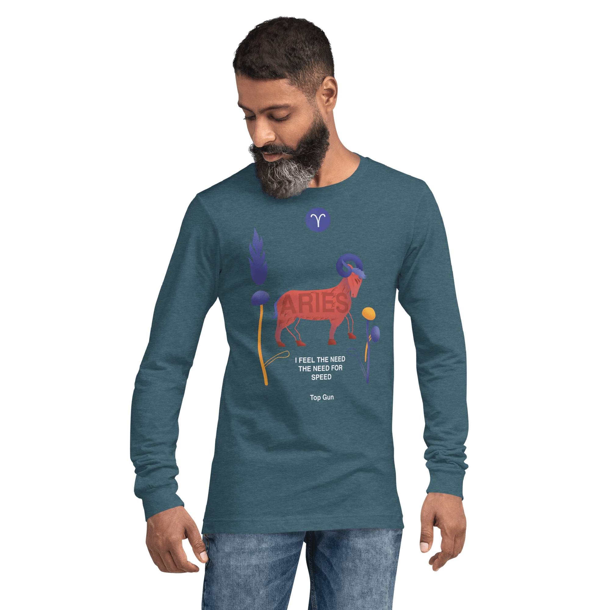 Aries Unisex Long Sleeve Tee Top Gun - Edition - 