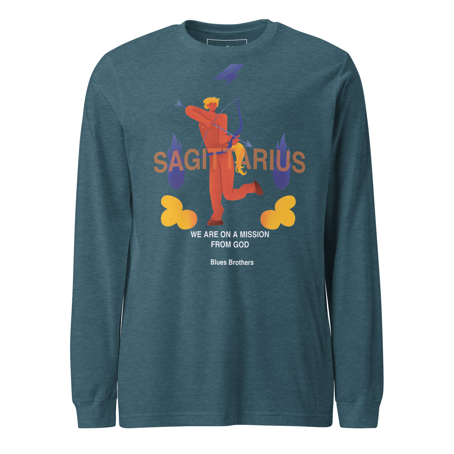 Sagittarius Unisex Long Sleeve Tee - The Blues Brothers Edition