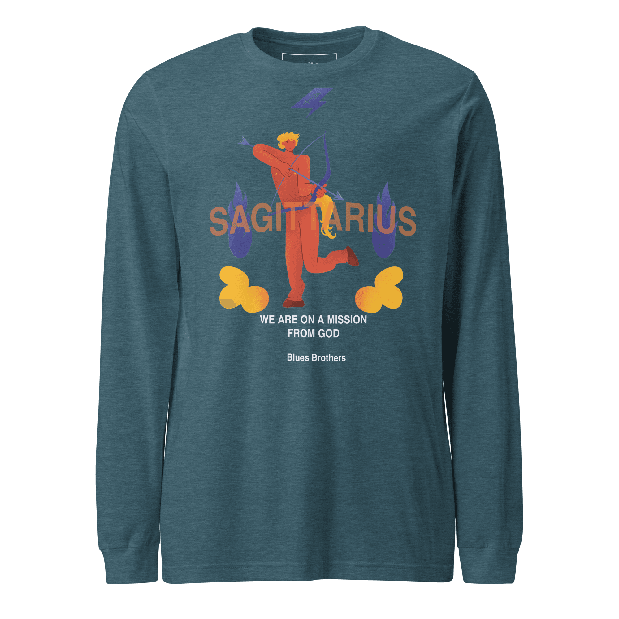 Sagittarius Unisex Long Sleeve Tee - The Blues Brothers Edition - 