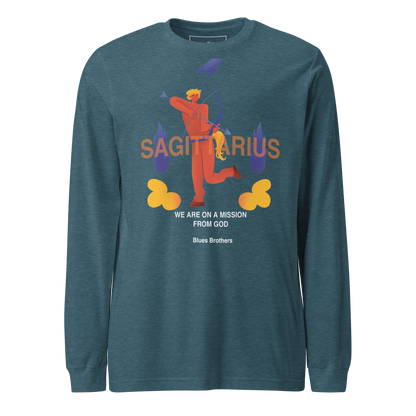 Sagittarius Unisex Long Sleeve Tee - The Blues Brothers Edition