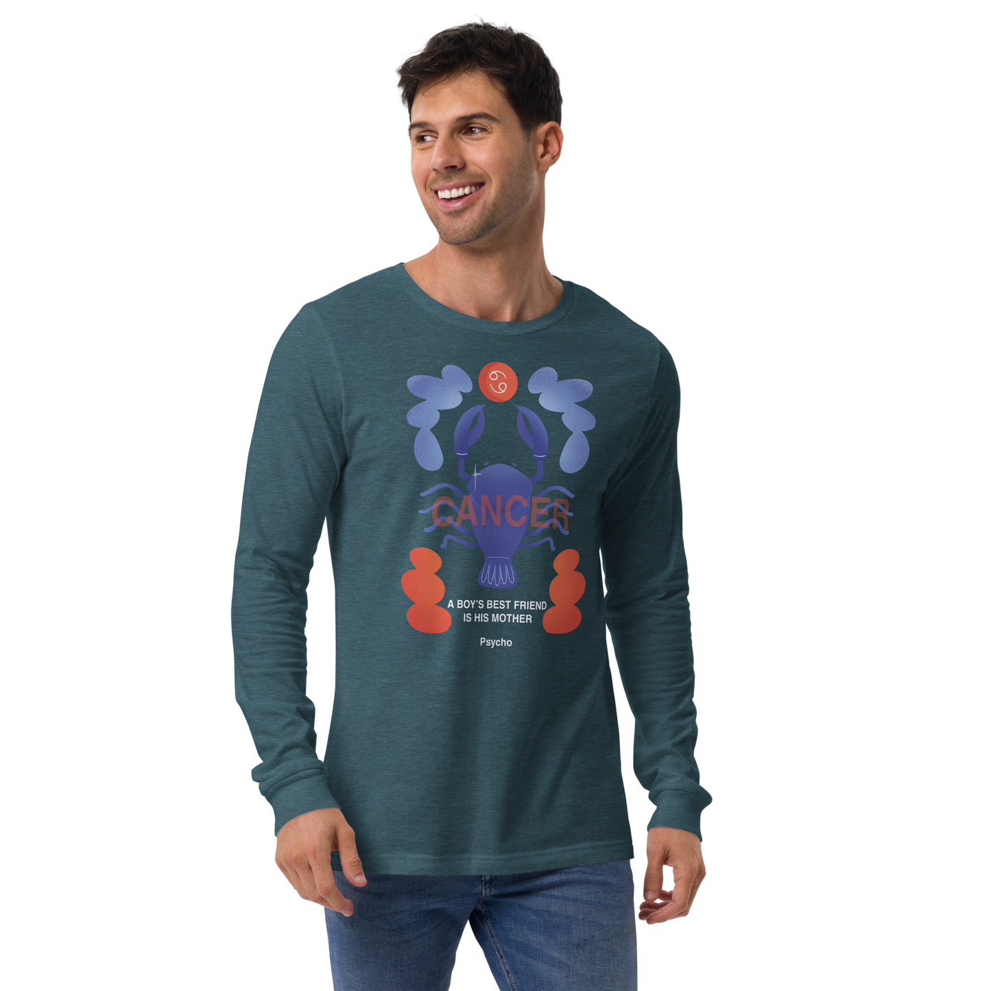 Cancer Unisex Long Sleeve Tee Psycho Edition