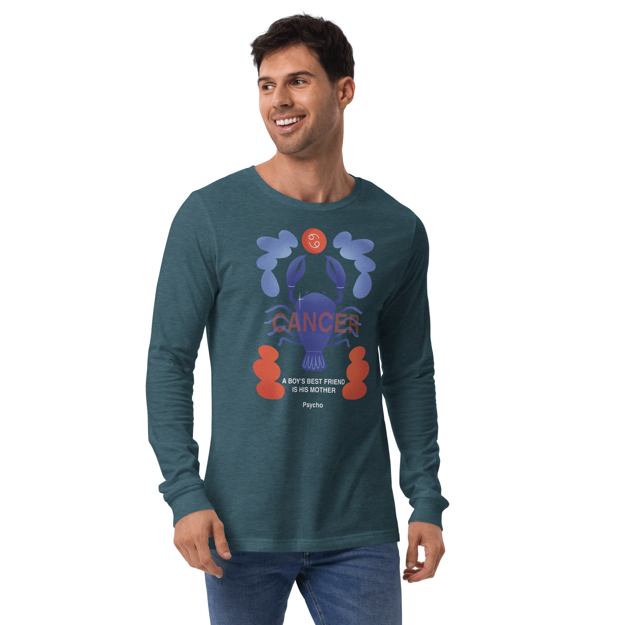 Cancer Unisex Long Sleeve Tee Psycho Edition - 
