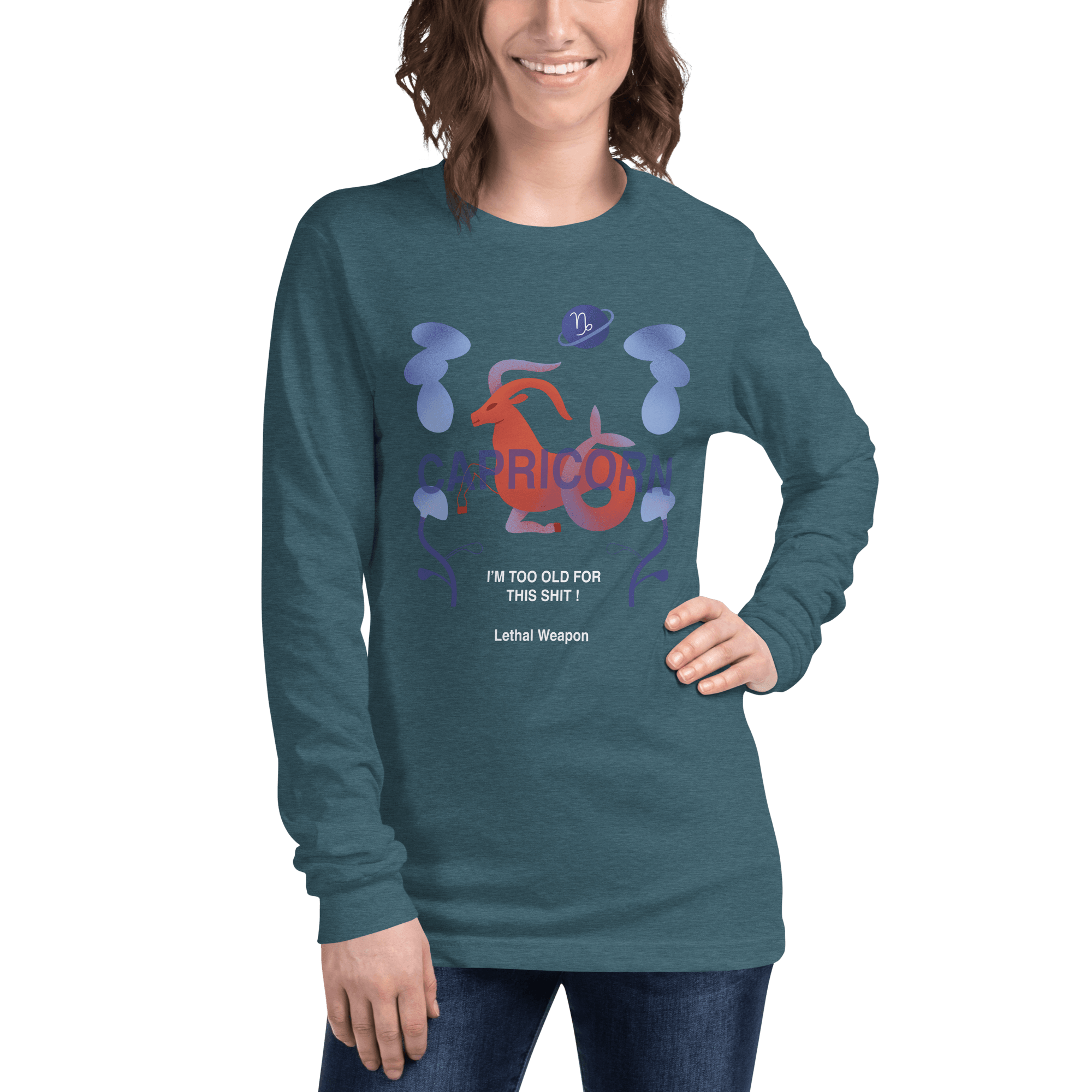 Capricorn Unisex Long Sleeve Tee - Lethal Weapon Edition - 