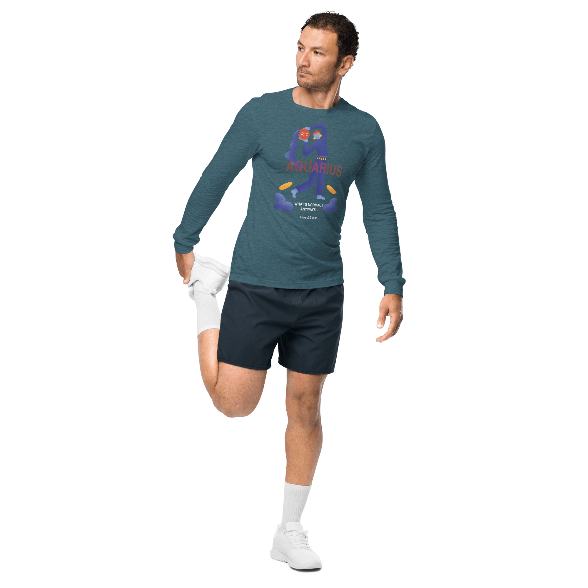 Aquarius Unisex Long Sleeve Tee - Forrest Gump Edition - 