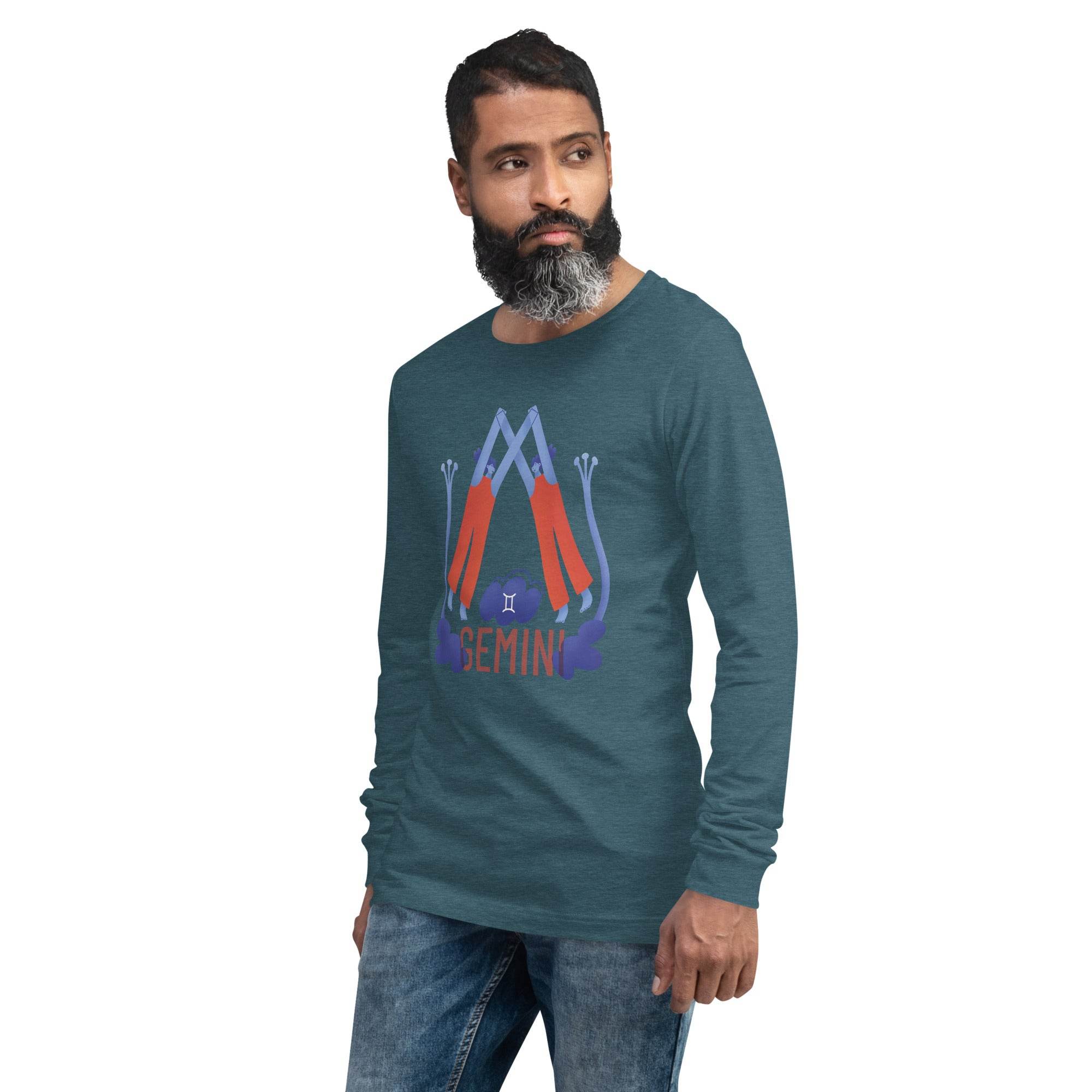 Gemini Unisex Long Sleeve Tee - Raw Edition - 