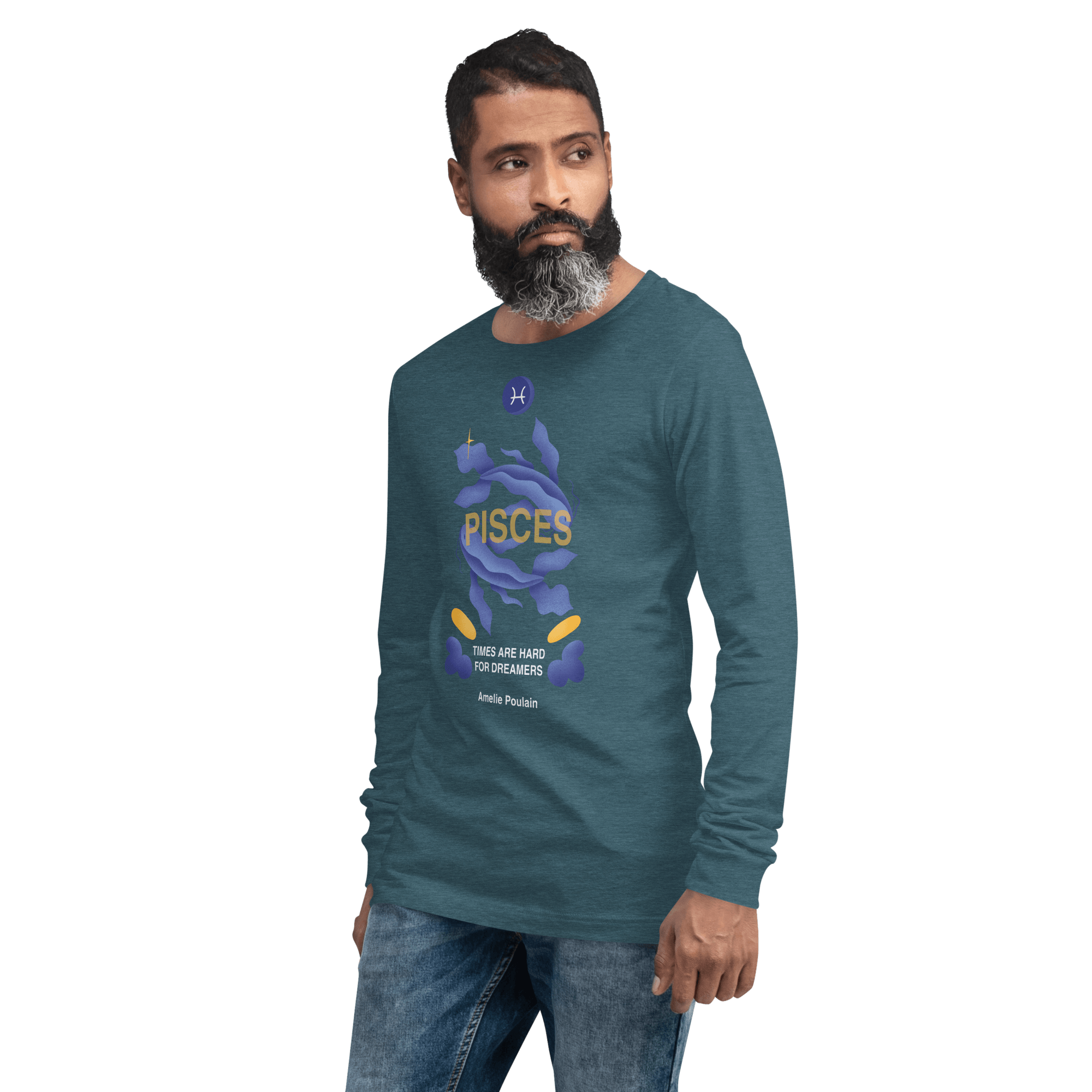 Pisces Unisex Long Sleeve Tee - Amelie Poulain Edition - 