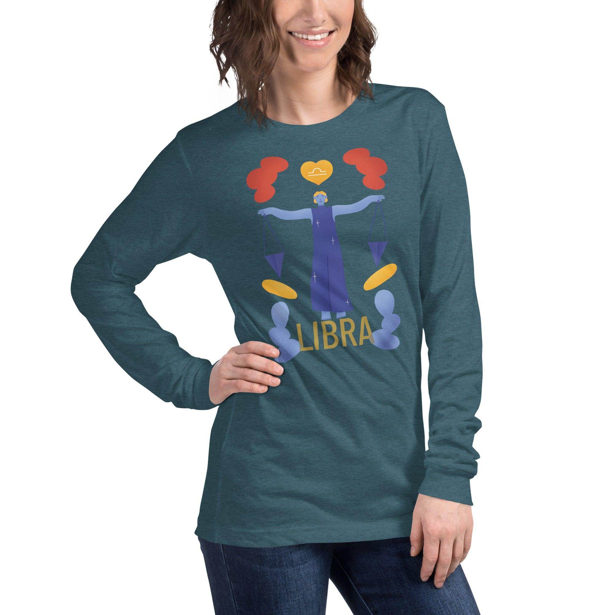 Libra Unisex Long Sleeve Tee - Raw Edition - 
