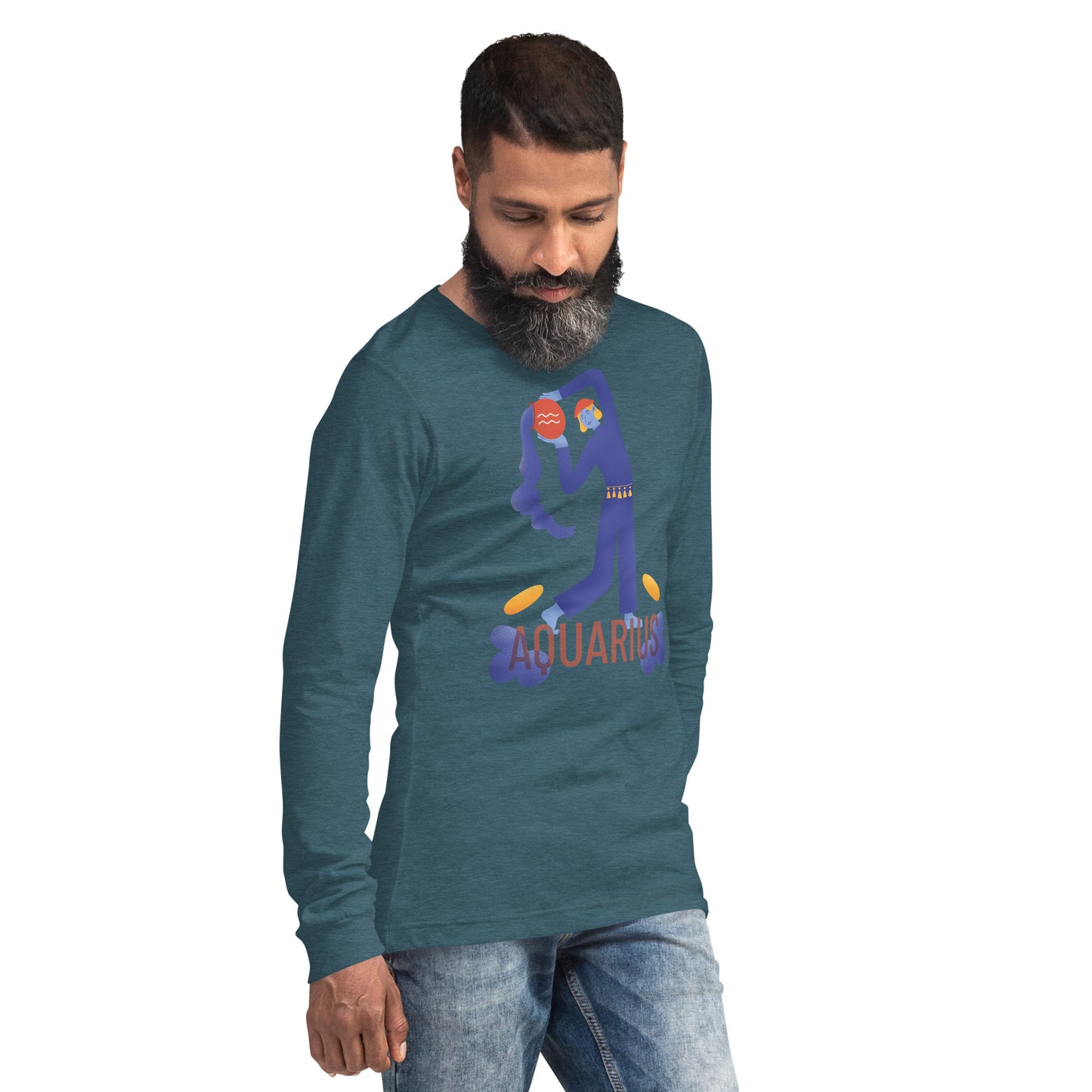 Aquarius Unisex Long Sleeve Tee - Raw Edition