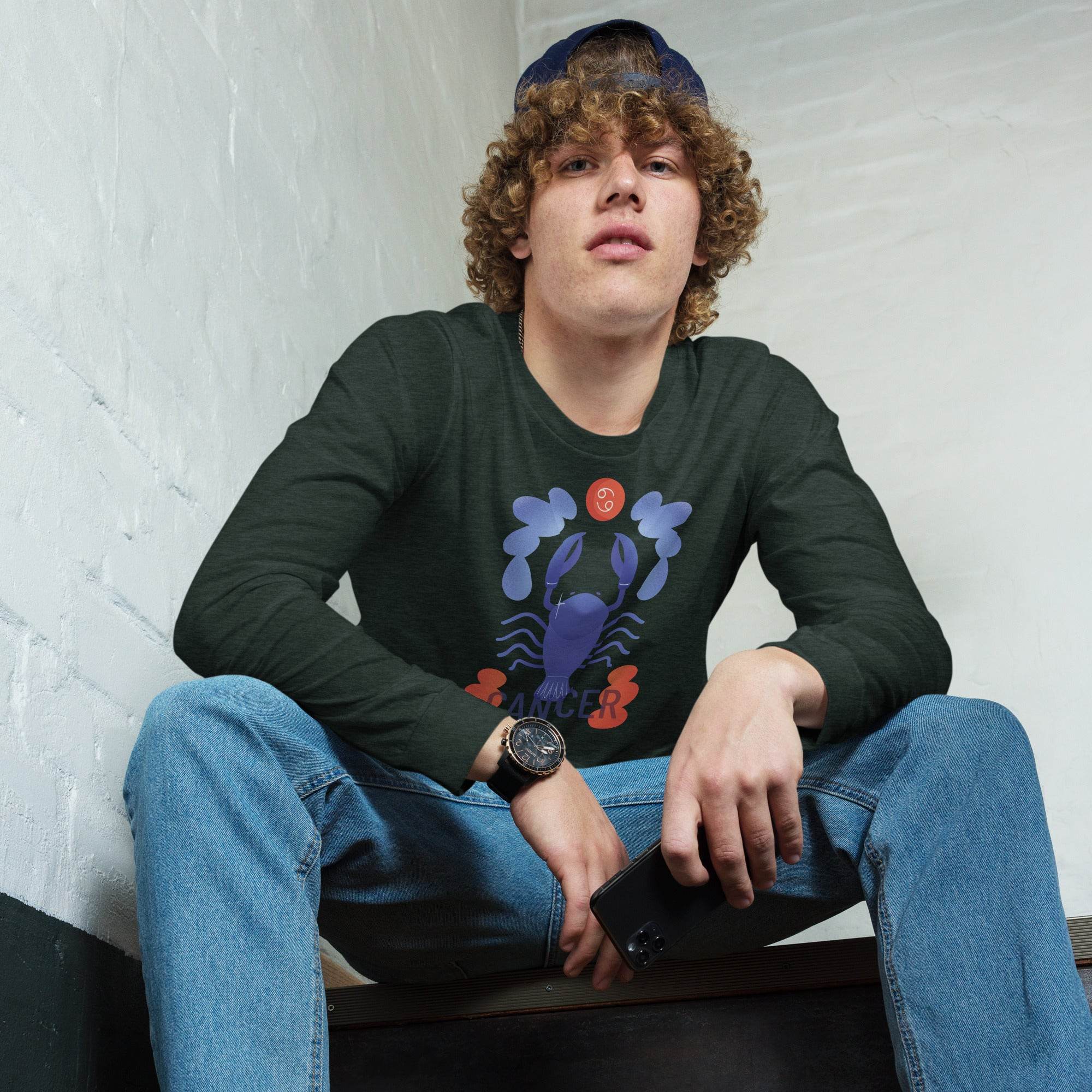 Cancer Unisex Long Sleeve Tee - Raw Edition - 