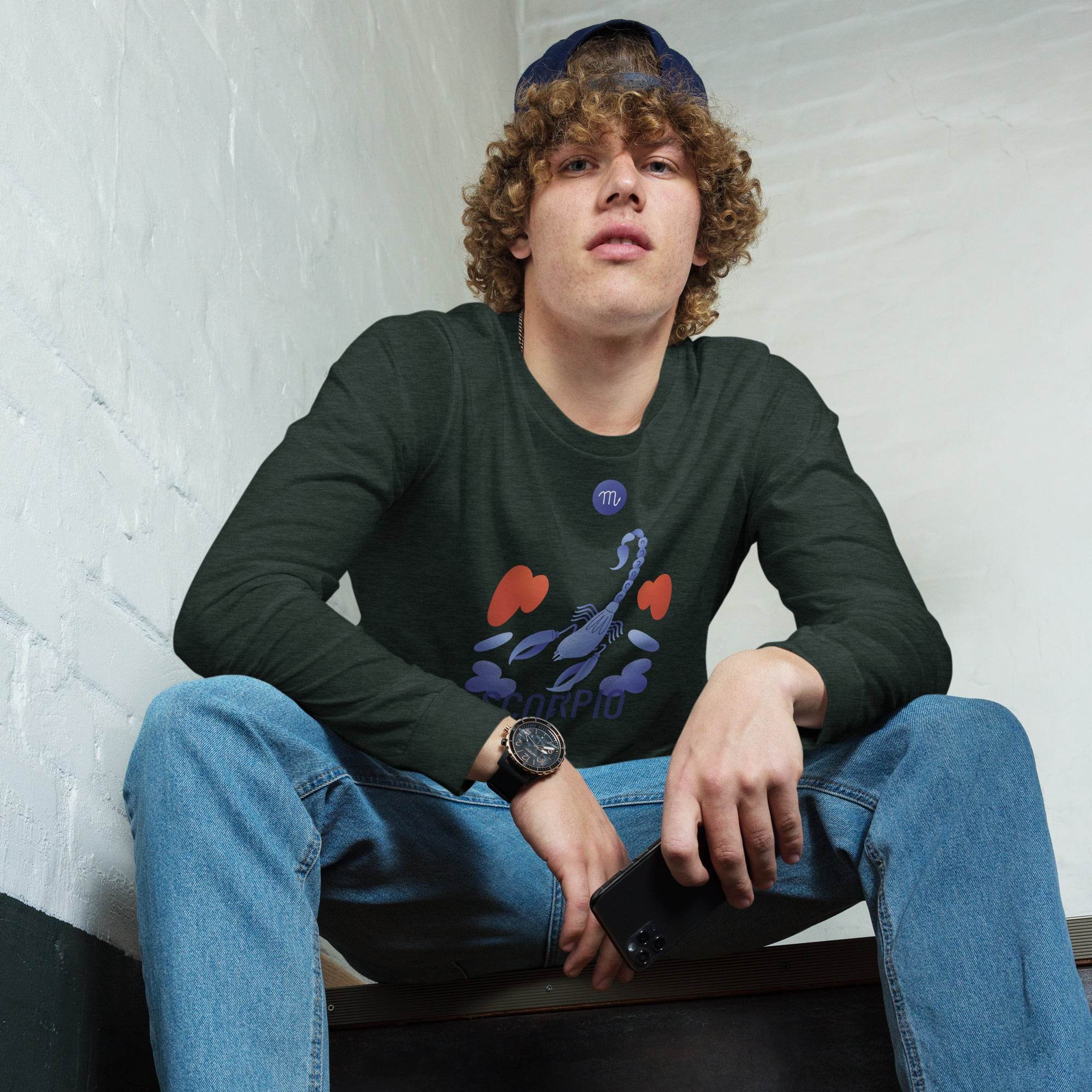 Scorpio Unisex Long Sleeve Tee - Raw Edition - 