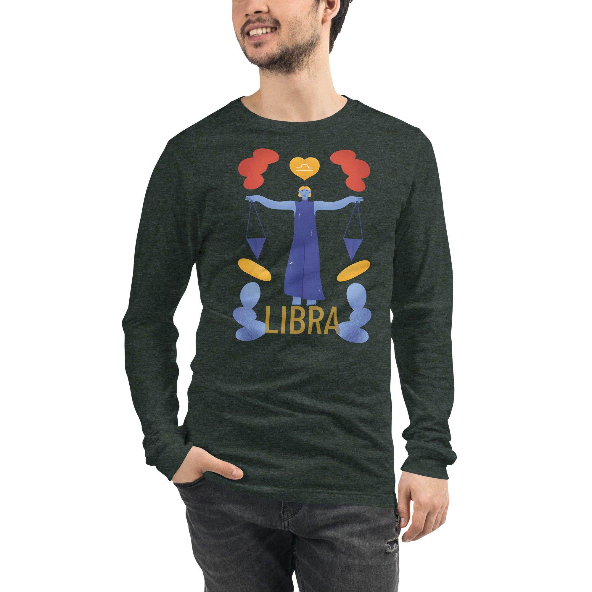 Libra Unisex Long Sleeve Tee - Raw Edition - 