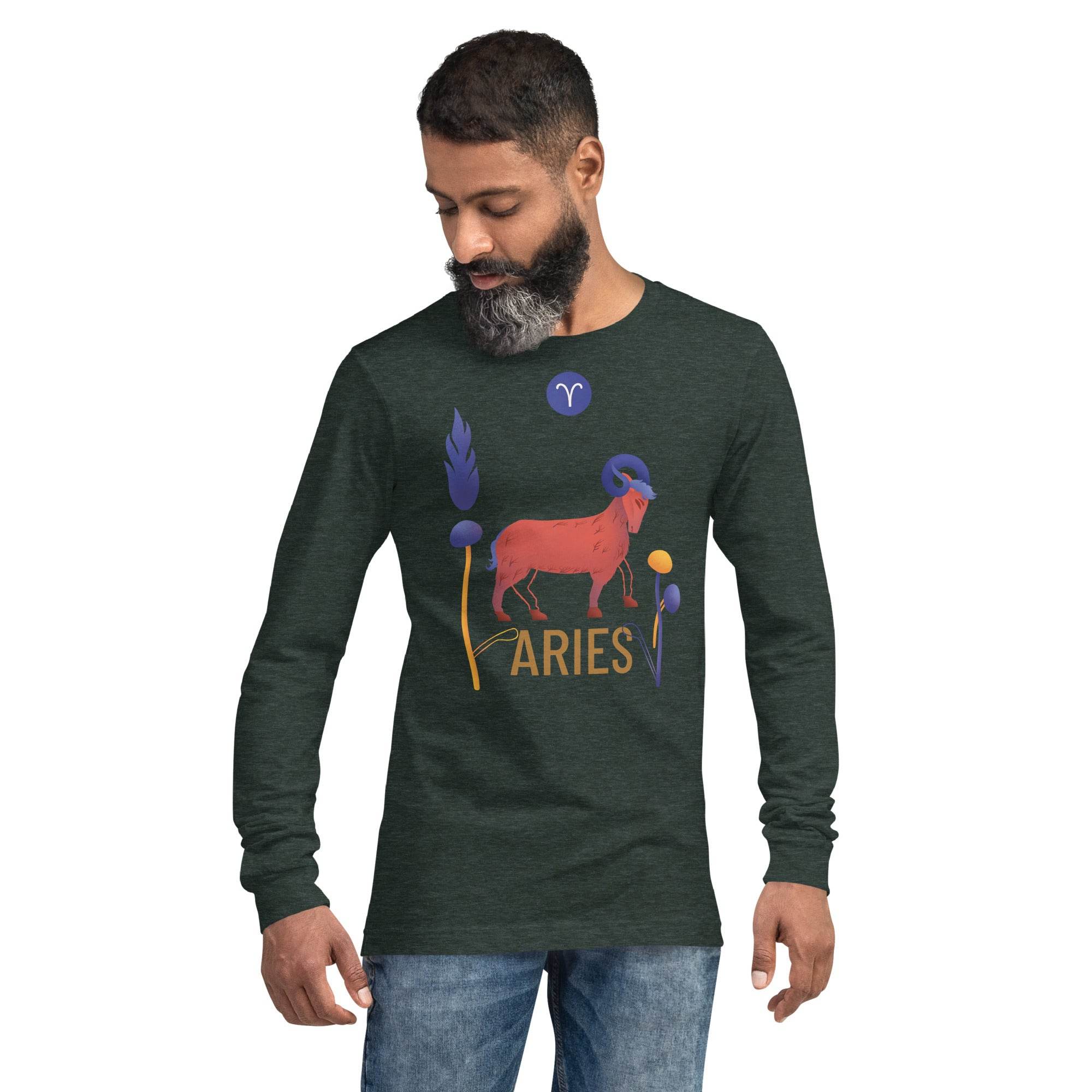 Aries Unisex Long Sleeve Tee Raw - 