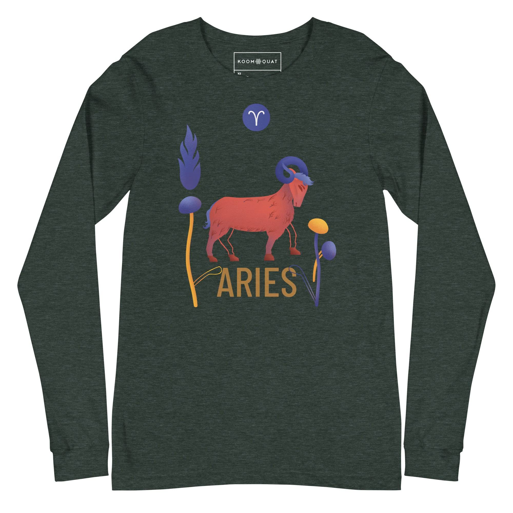 Aries Unisex Long Sleeve Tee Raw - 